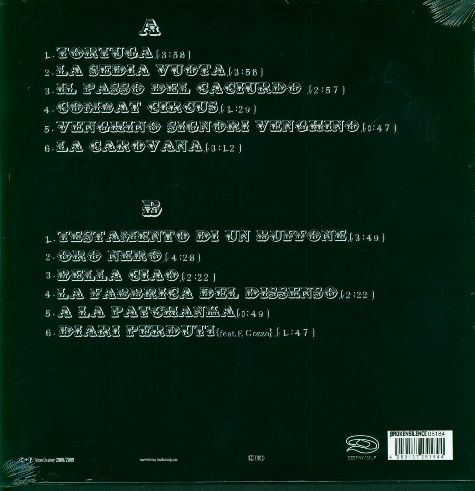 Talco: Combat Circus, 1×LP (Vinyl)