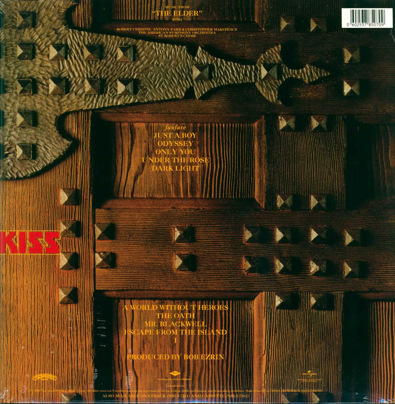 Kiss: (Music From) The Elder, 1×LP (Vinyl)