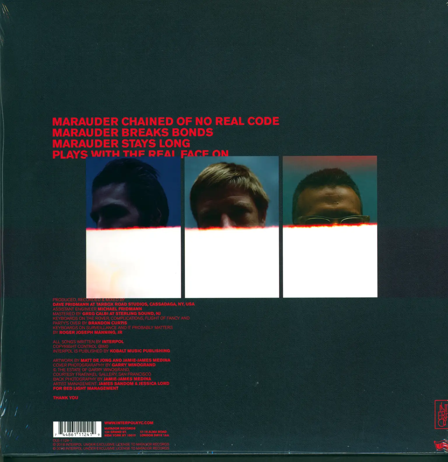 Interpol: Marauder, 1×LP (Vinyl)