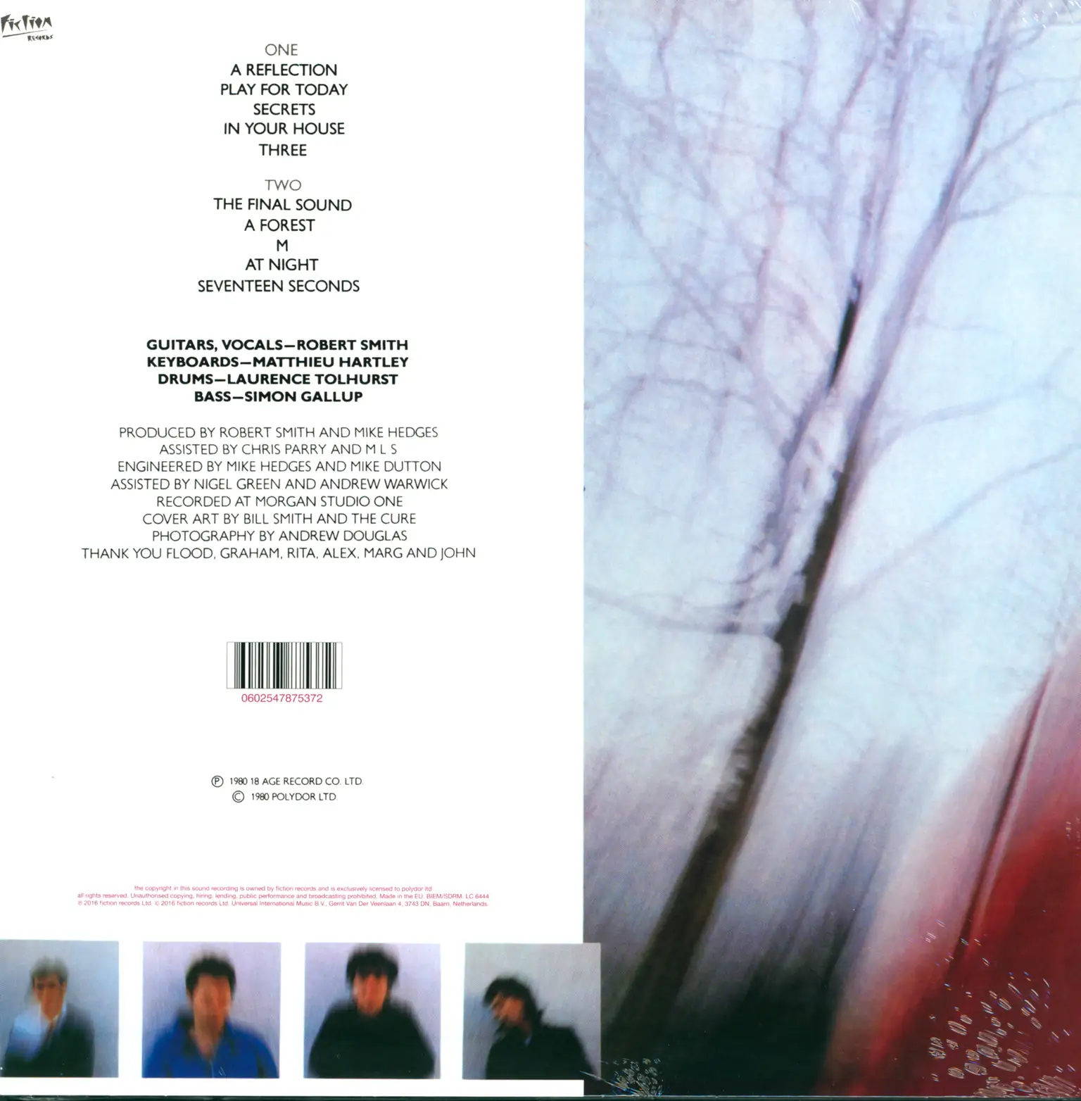 The Cure: Seventeen Seconds, 1×LP (Vinyl)