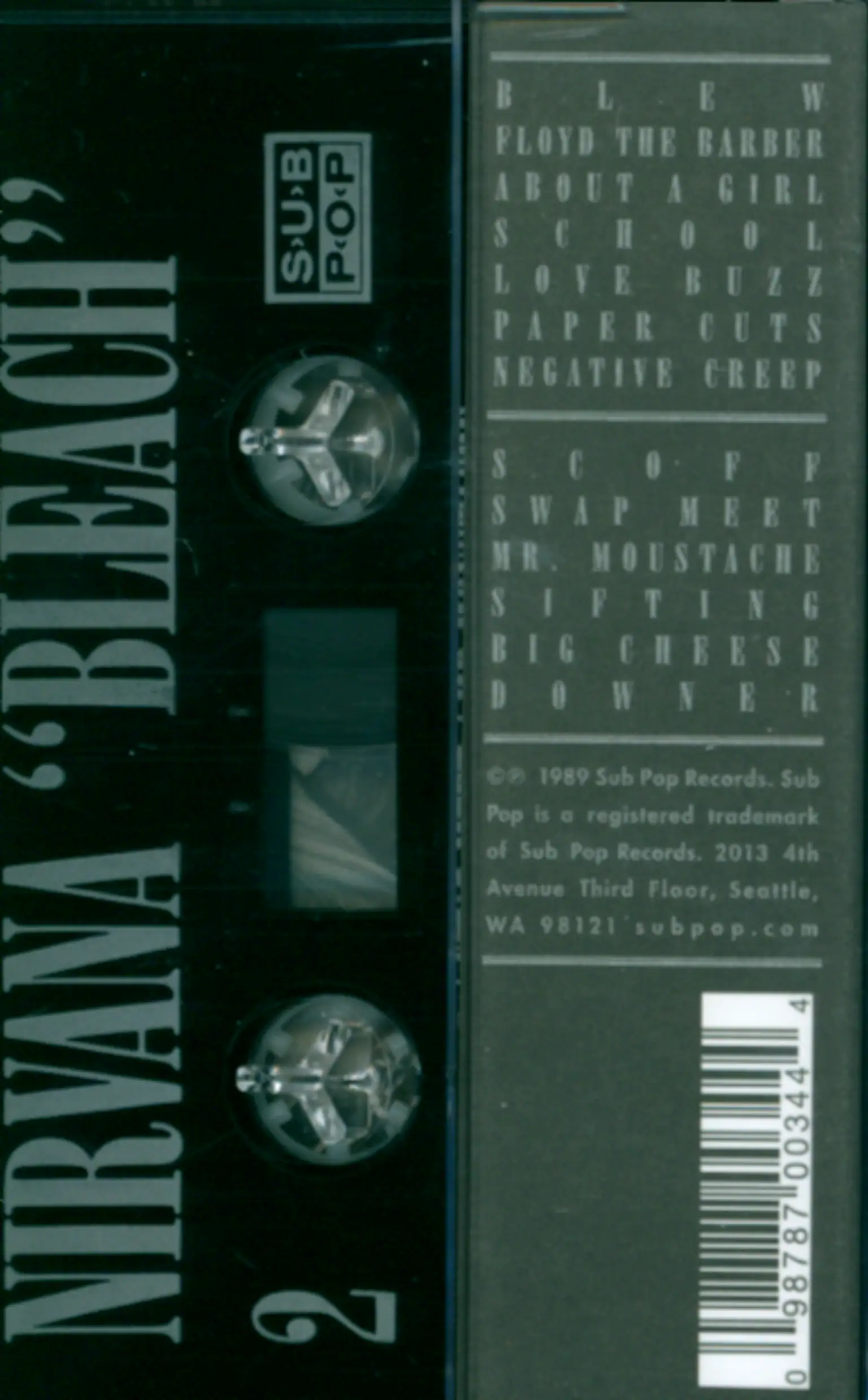 Nirvana: Bleach, 1×Tape