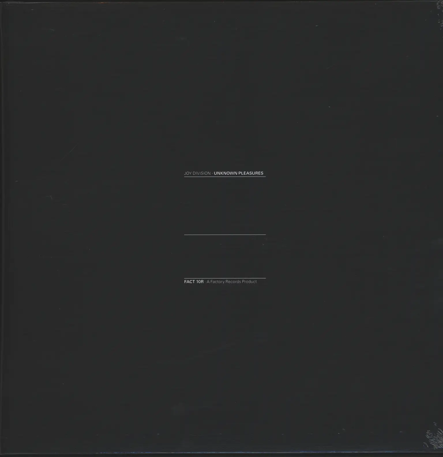 Joy Division: Unknown Pleasures, 1×LP (Vinyl)