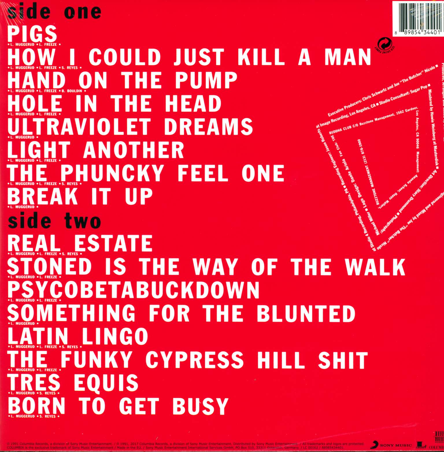 Cypress Hill: Cypress Hill, 1×LP (Vinyl)