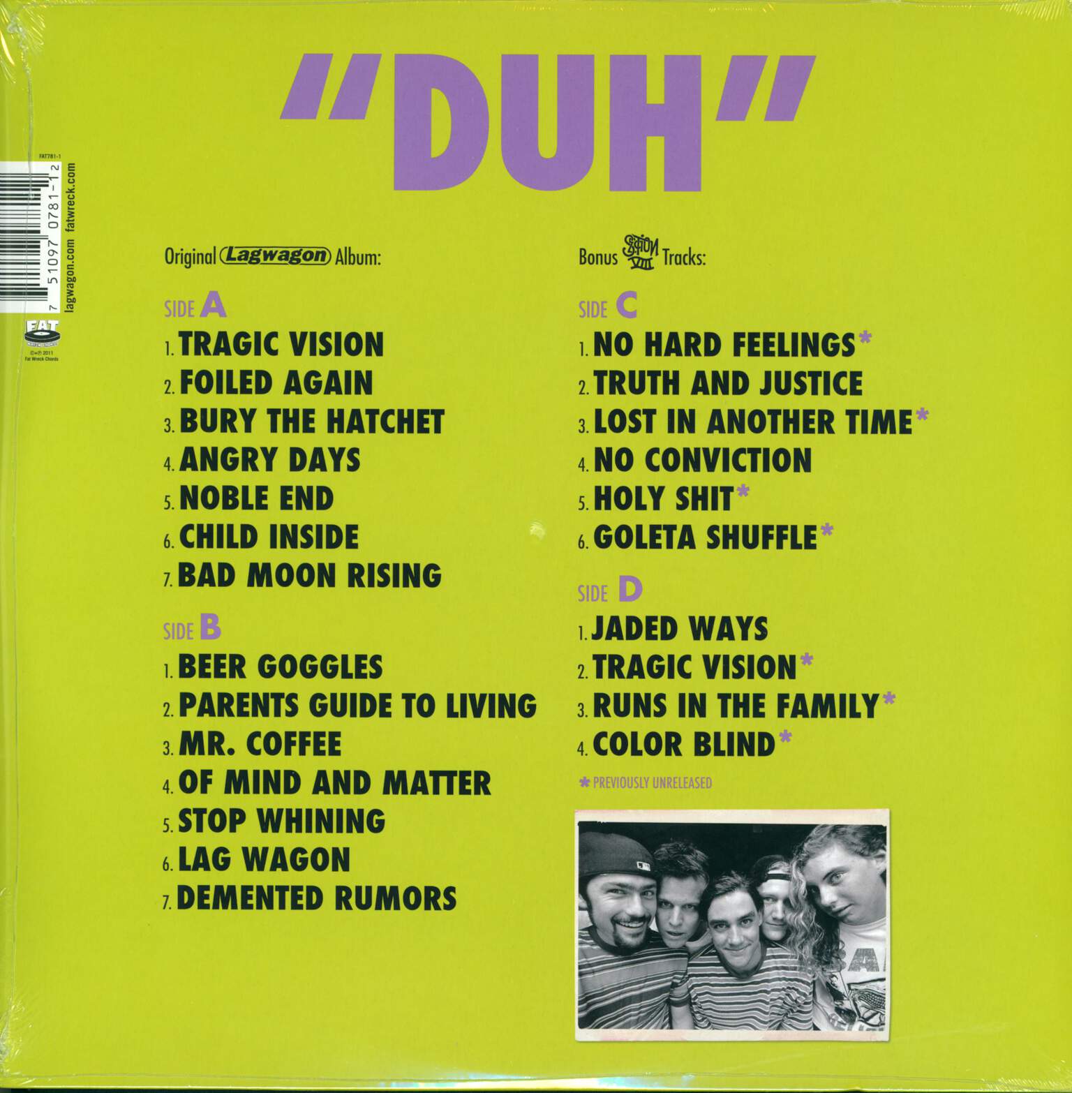 Lagwagon: Duh, 2×LP (Vinyl)