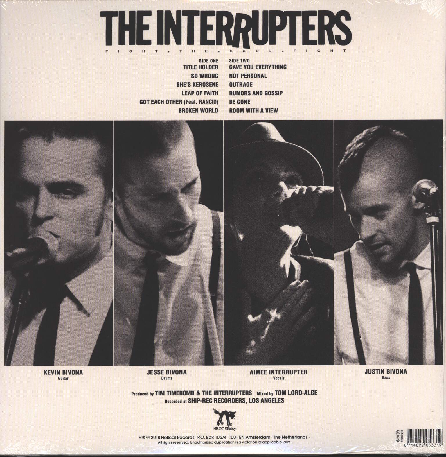 The Interrupters: Fight The Good Fight, 1×LP (Vinyl)