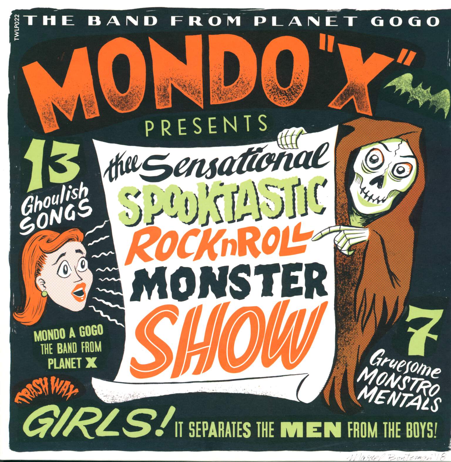 Mondo "X": The Sensational Spooktastic Rock'n'Roll Monster Show, 1×LP (Vinyl)