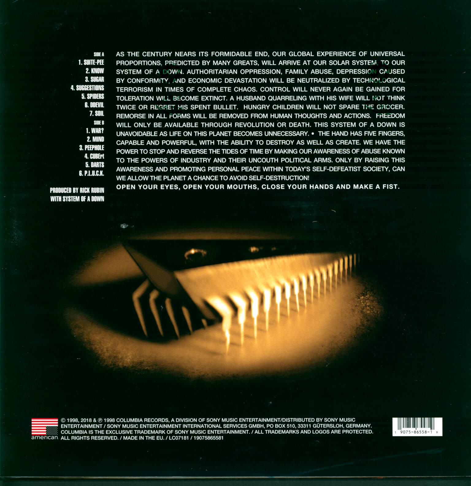 System Of a Down: System Of A Down, 1×LP (Vinyl)