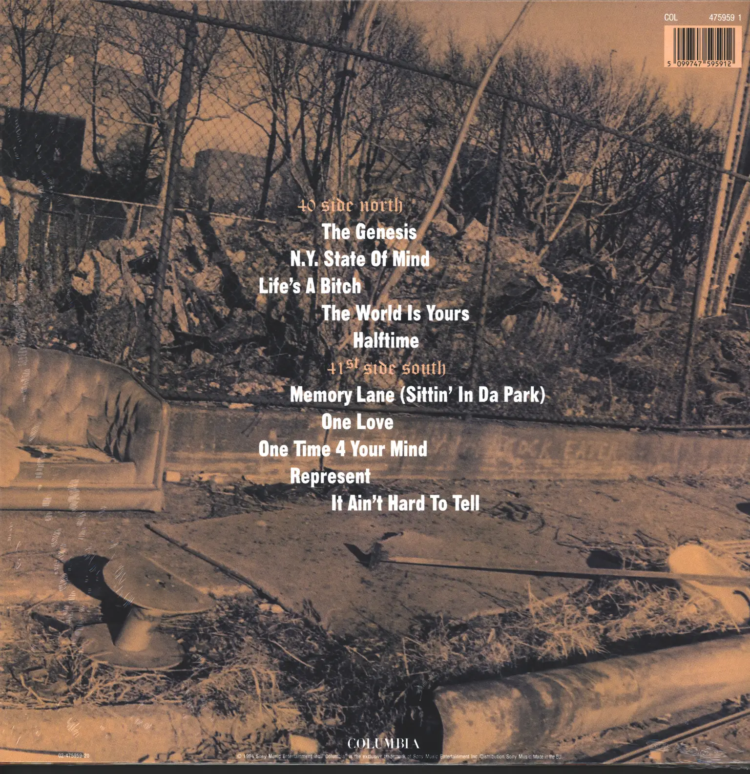Nas: Illmatic, 1×LP (Vinyl)