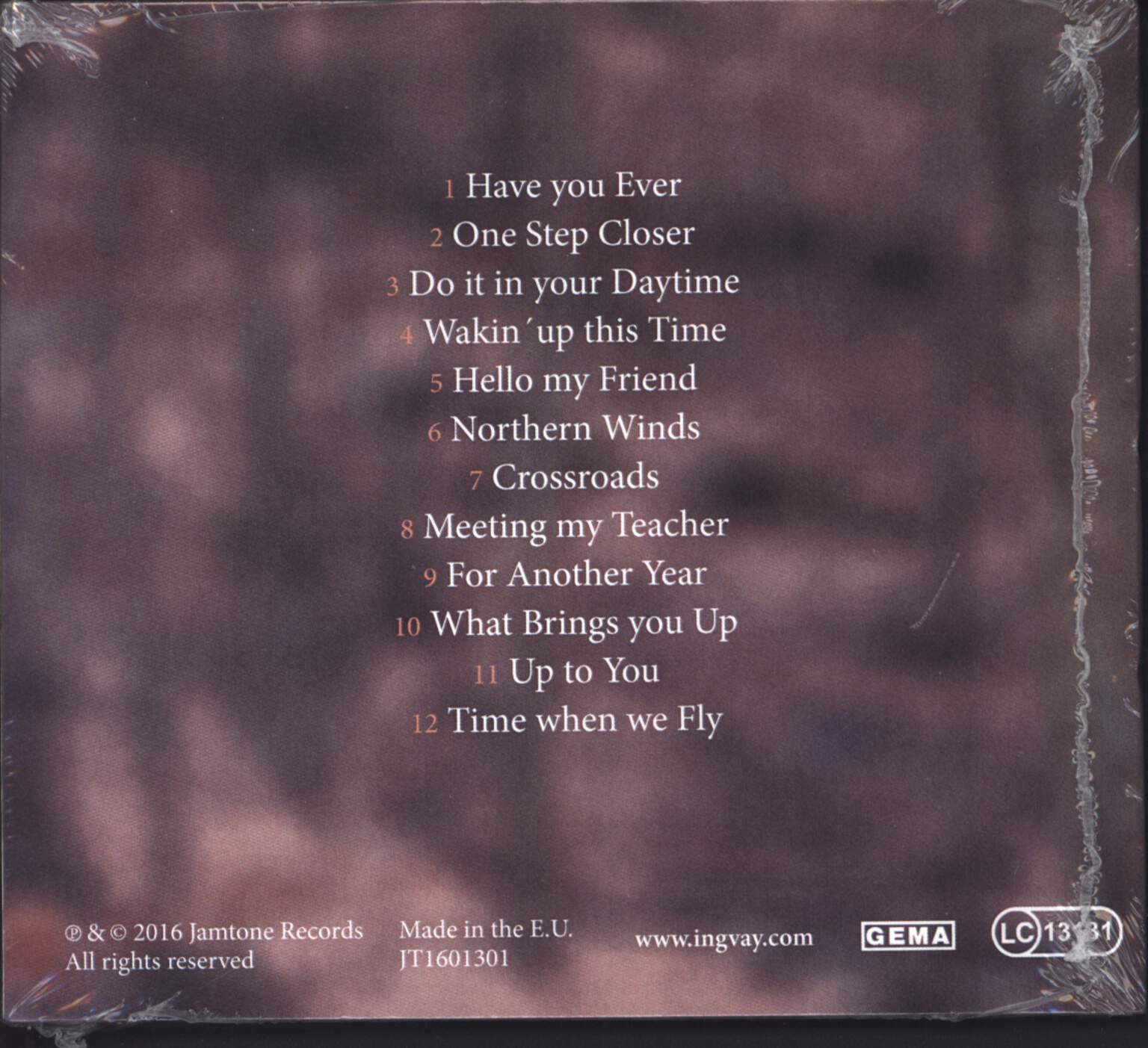 Ingvay: One Step Closer, 1×CD