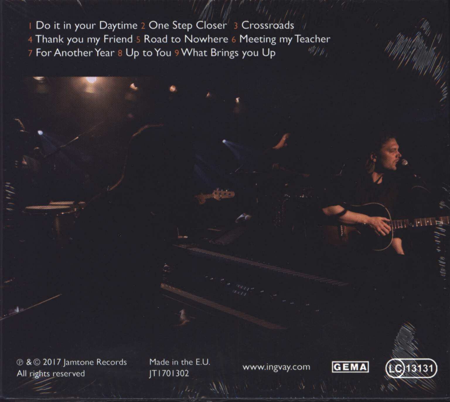 Ingvay: The Green House Concert, 1×CD, 1×DVD