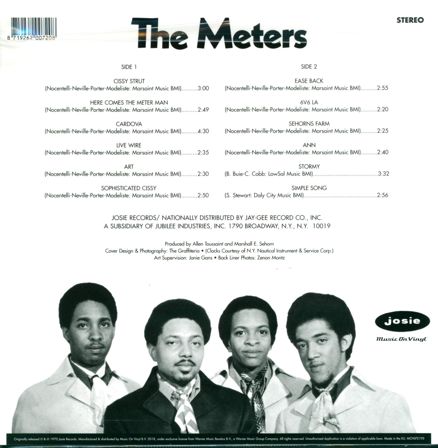 The Meters: The Meters, 1×LP (Vinyl)
