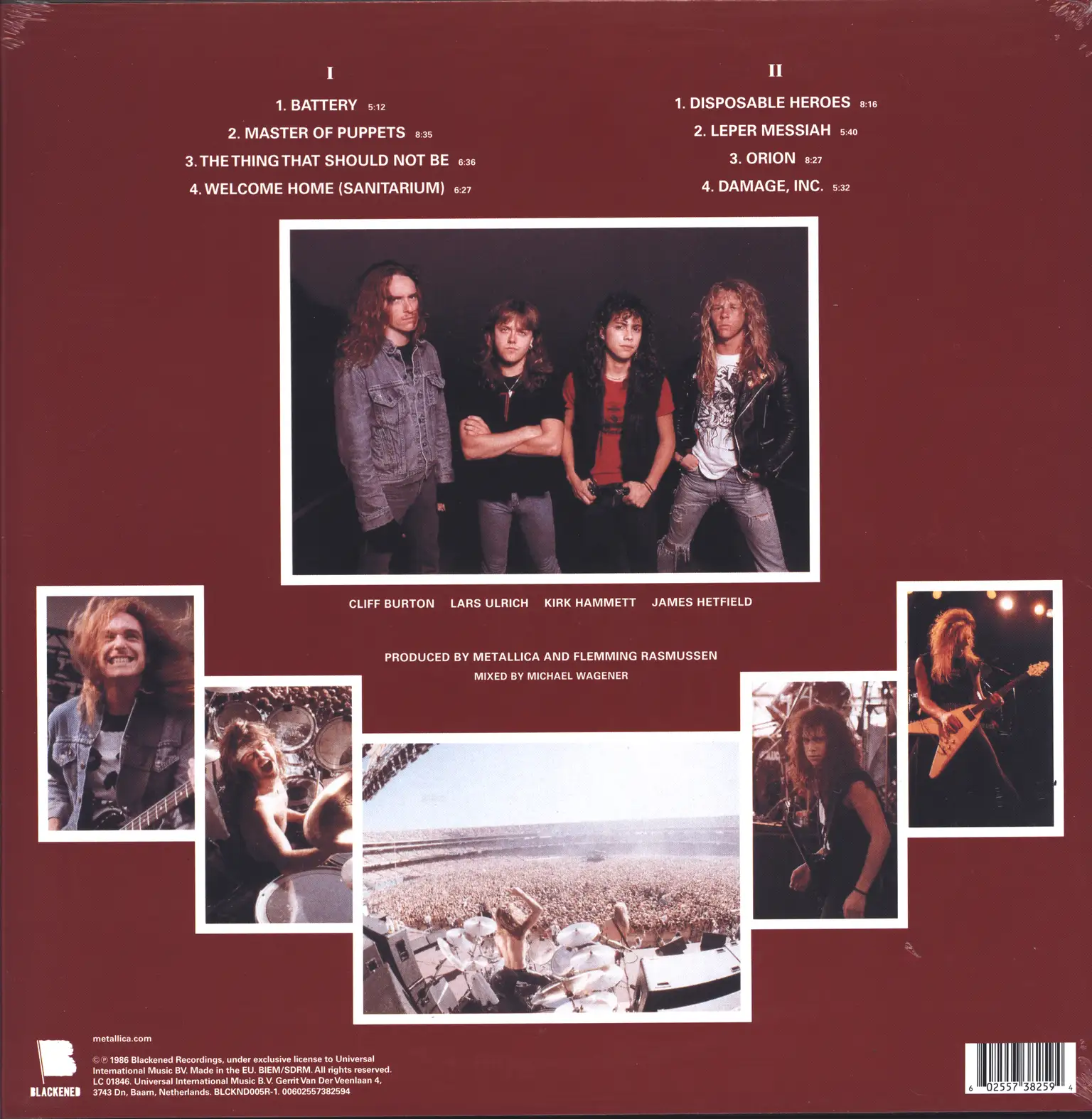 Metallica: Master Of Puppets, 1×LP (Vinyl)