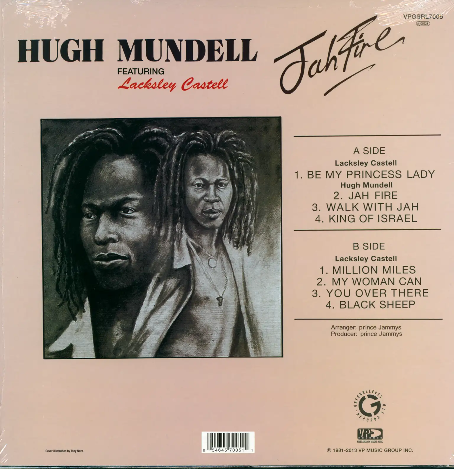 Hugh Mundell: Jah Fire, 1×LP (Vinyl)