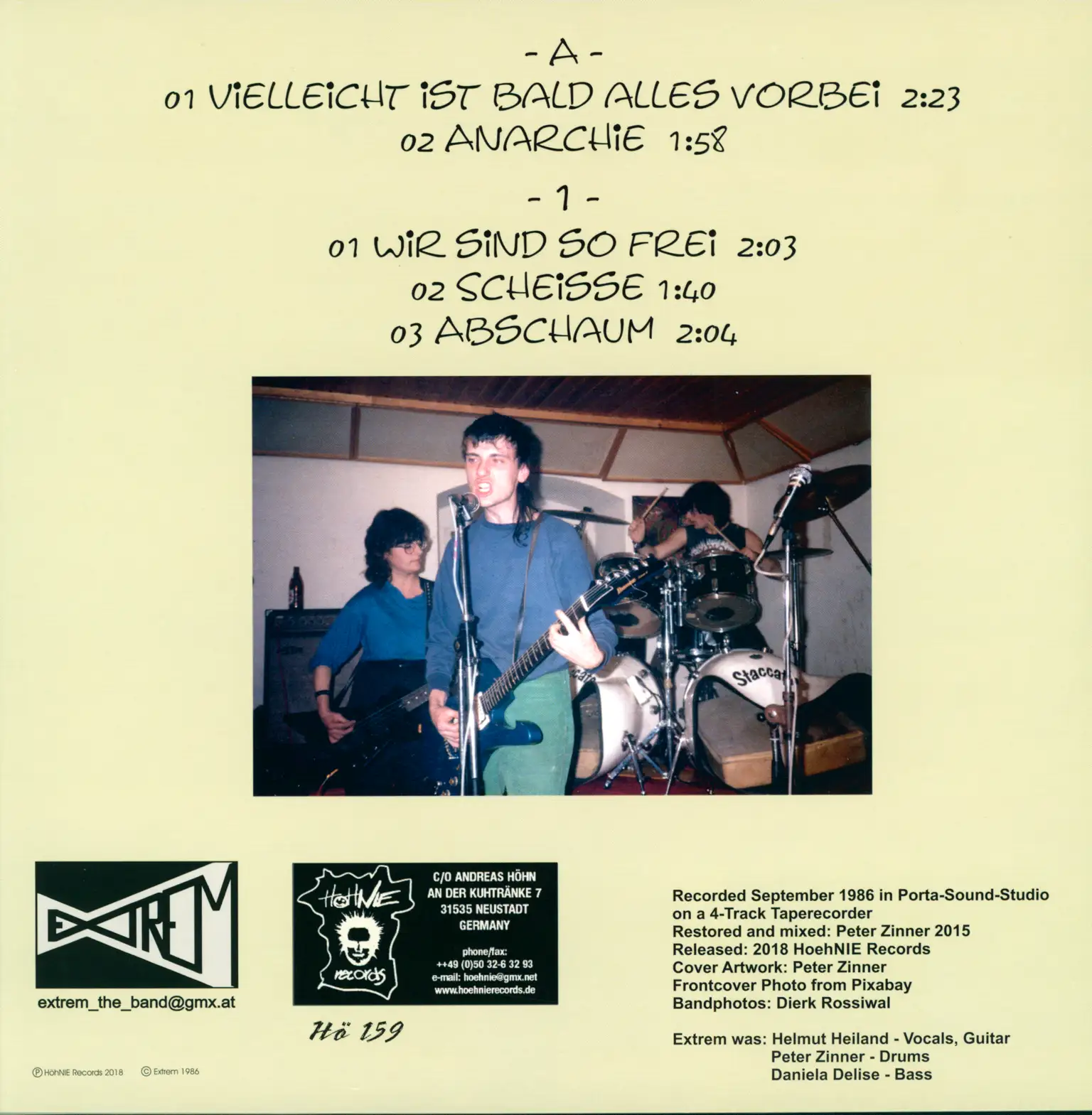 Extrem: Vielleicht Ist Bald Alles Vorbei, 1×12" Maxi Single (Vinyl)