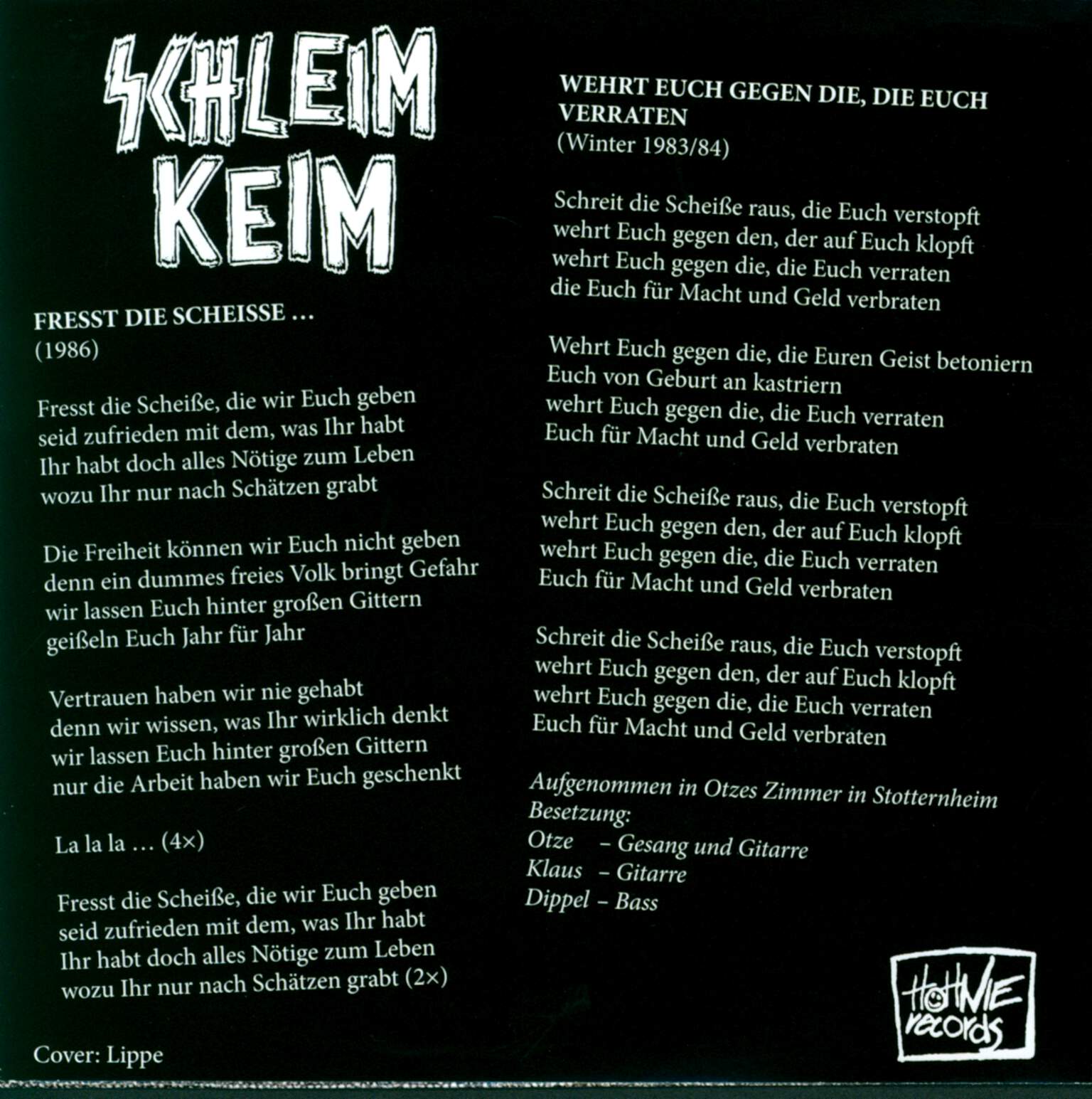 Schleim-Keim: Alles In Rot, 1×7" Single (Vinyl)