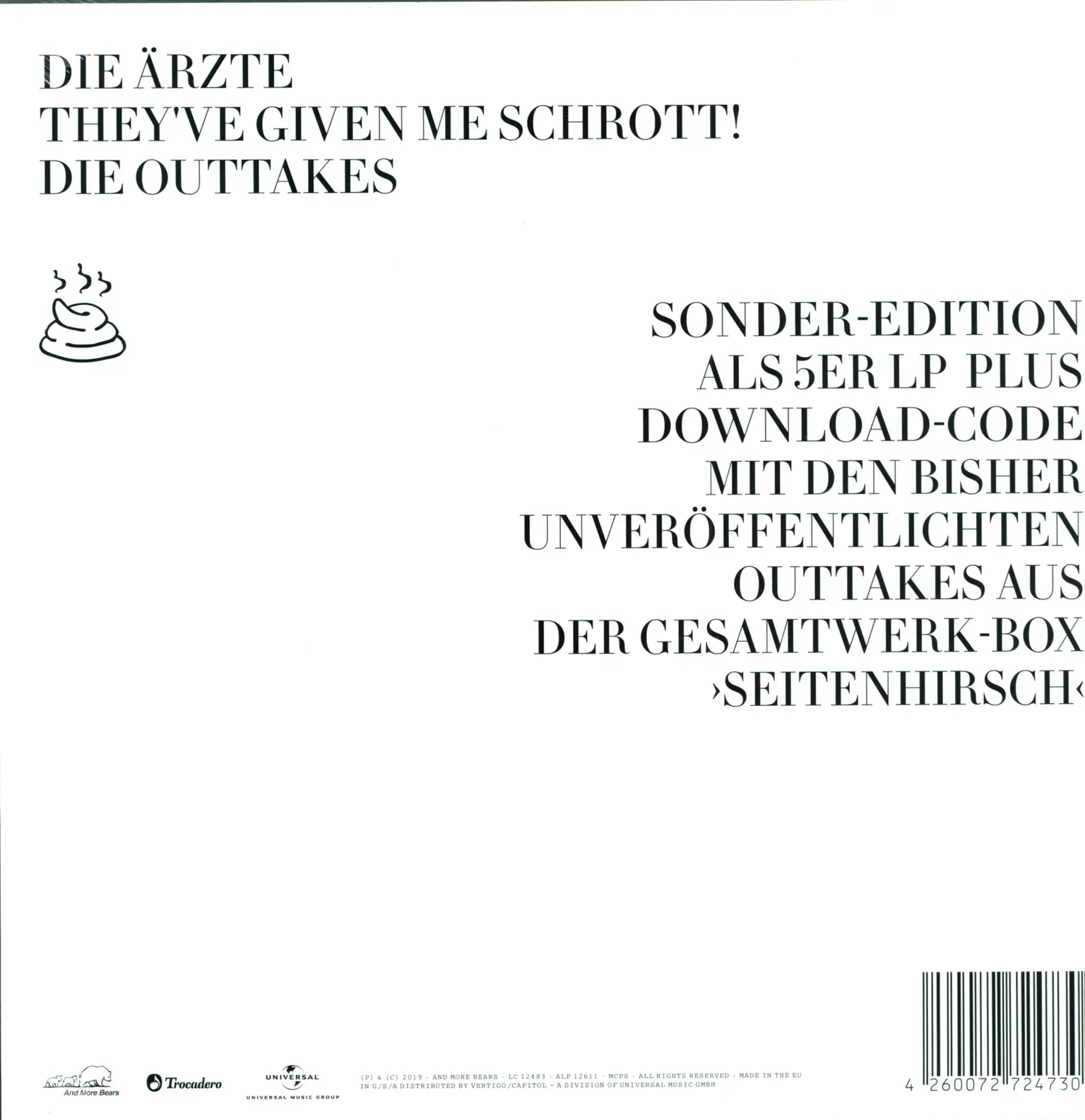 Die Ärzte: They've Given Me Schrott! - Die Outtakes, 5×LP (Vinyl)