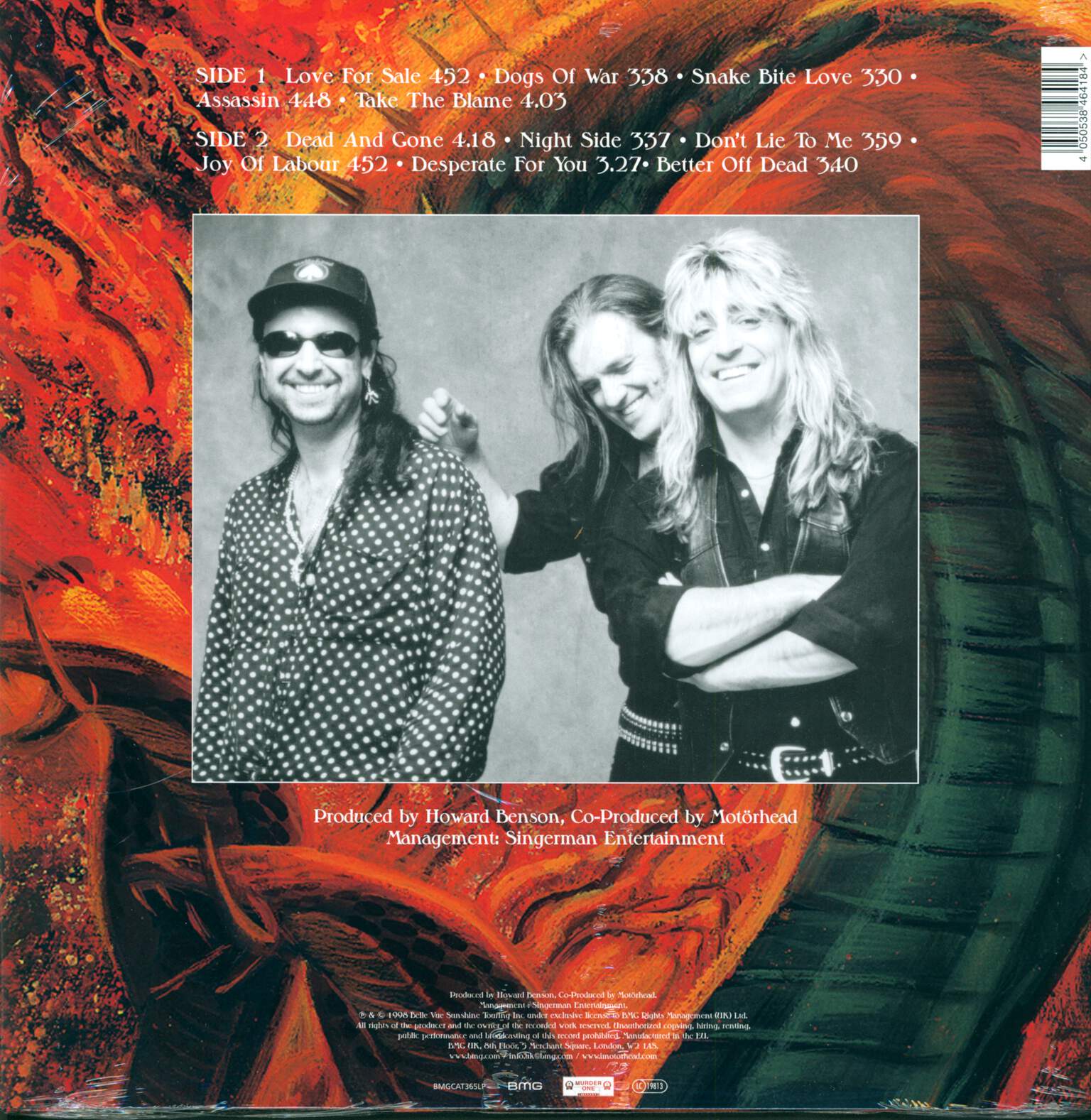 Motörhead: Snake Bite Love, 1×LP (Vinyl)