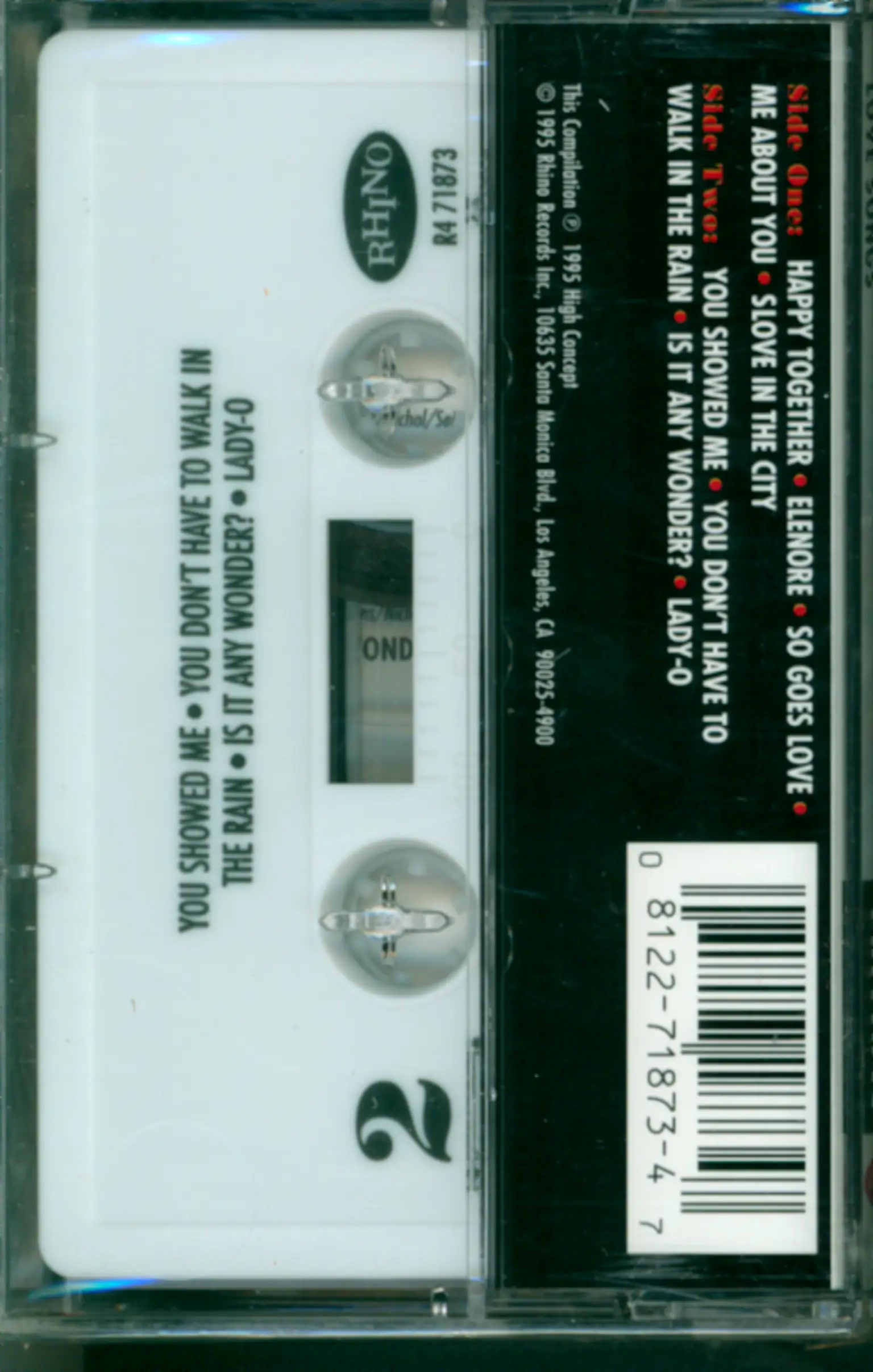 The Turtles: Love Songs, 1×Tape