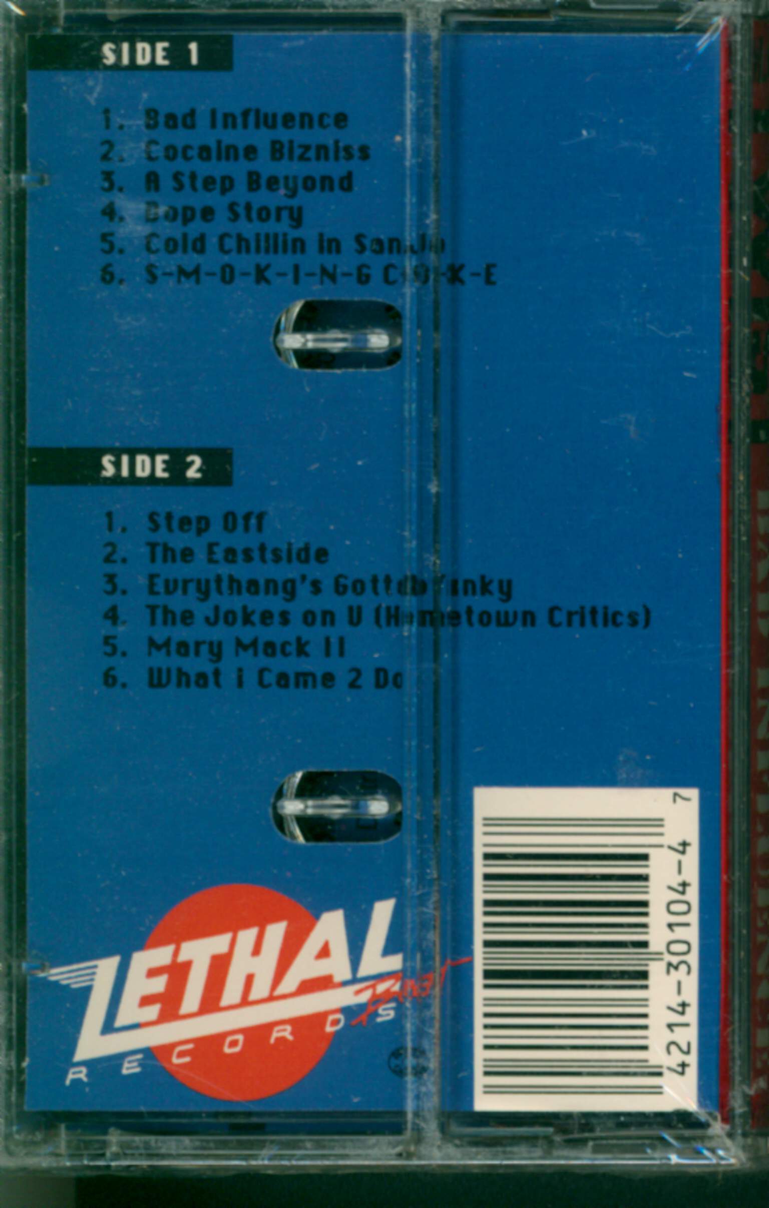 MC Twist: Bad Influence, 1×Tape
