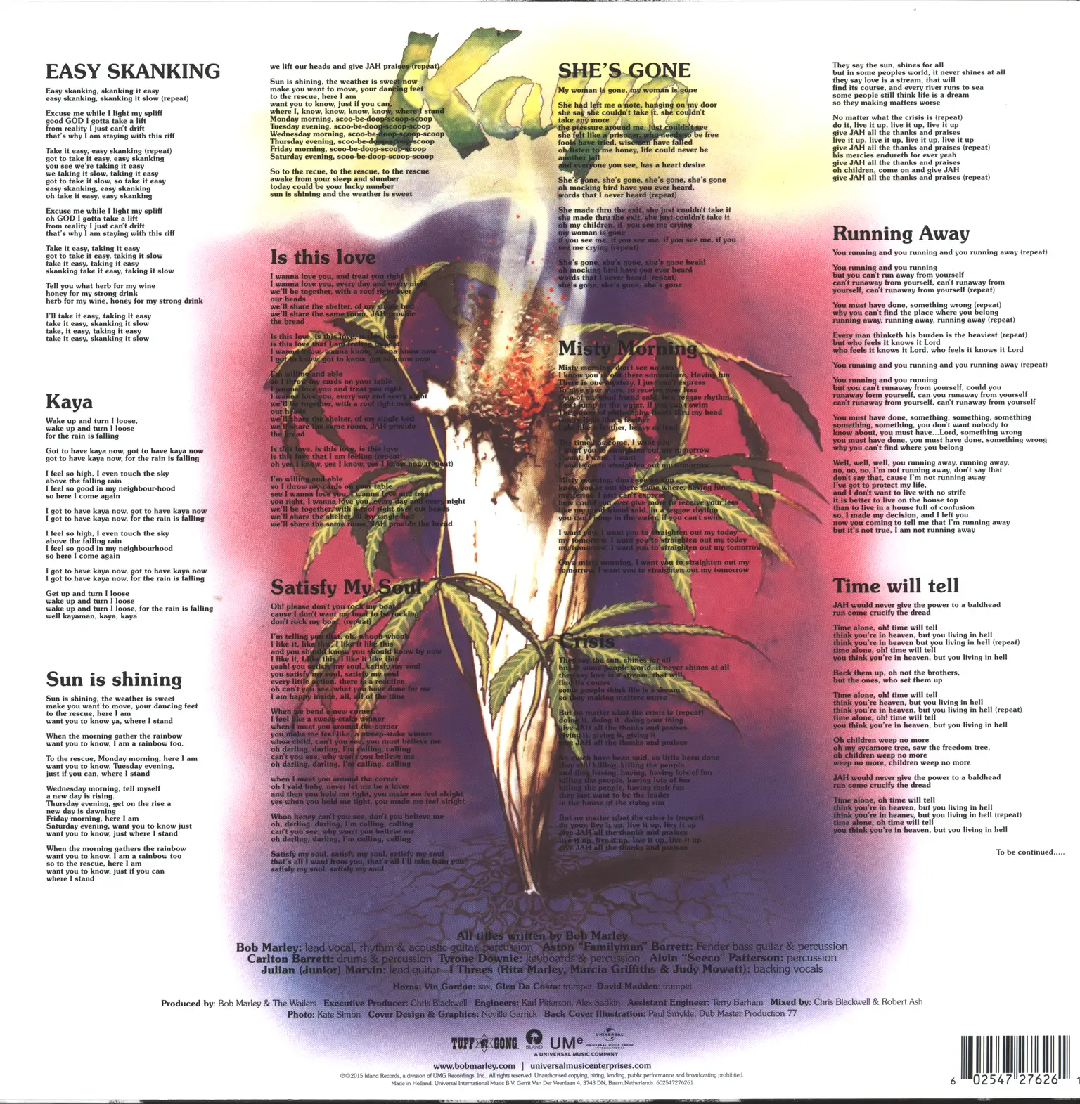 Bob Marley & The Wailers: Kaya, 1×LP (Vinyl)