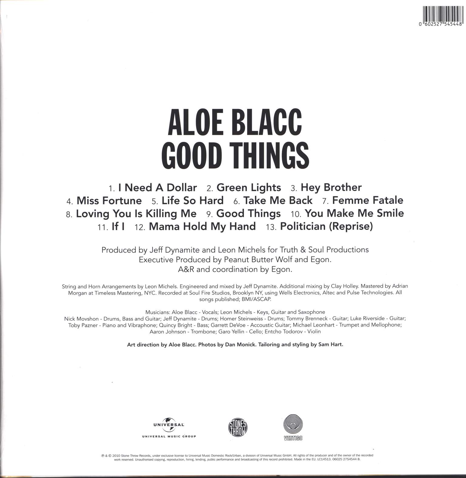 Aloe Blacc: Good Things, 2×LP (Vinyl)