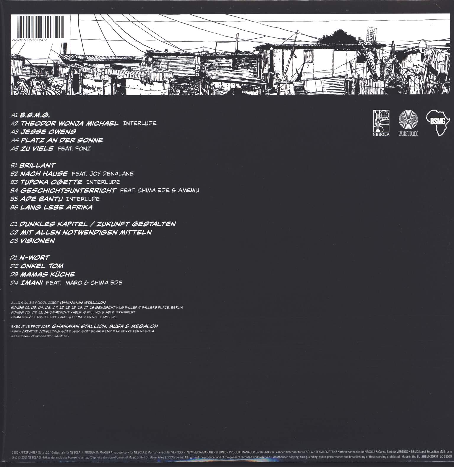 BSMG: Platz An Der Sonne, 2×LP (Vinyl)