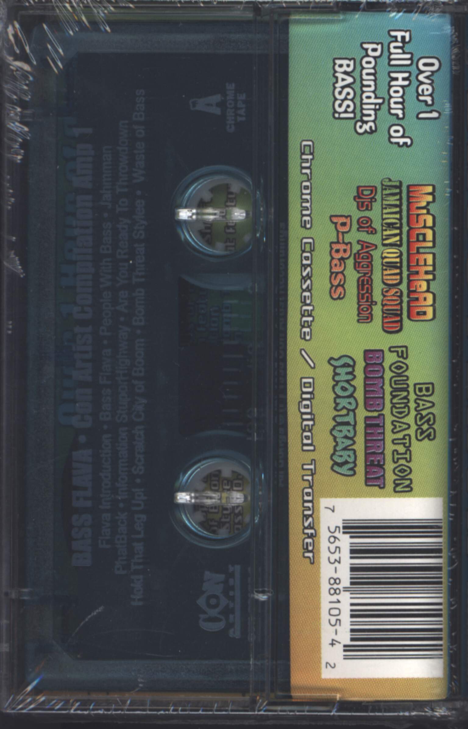 Various: Bass Flava: Con Artist Recordings Compilation Amp 1, 1×Tape