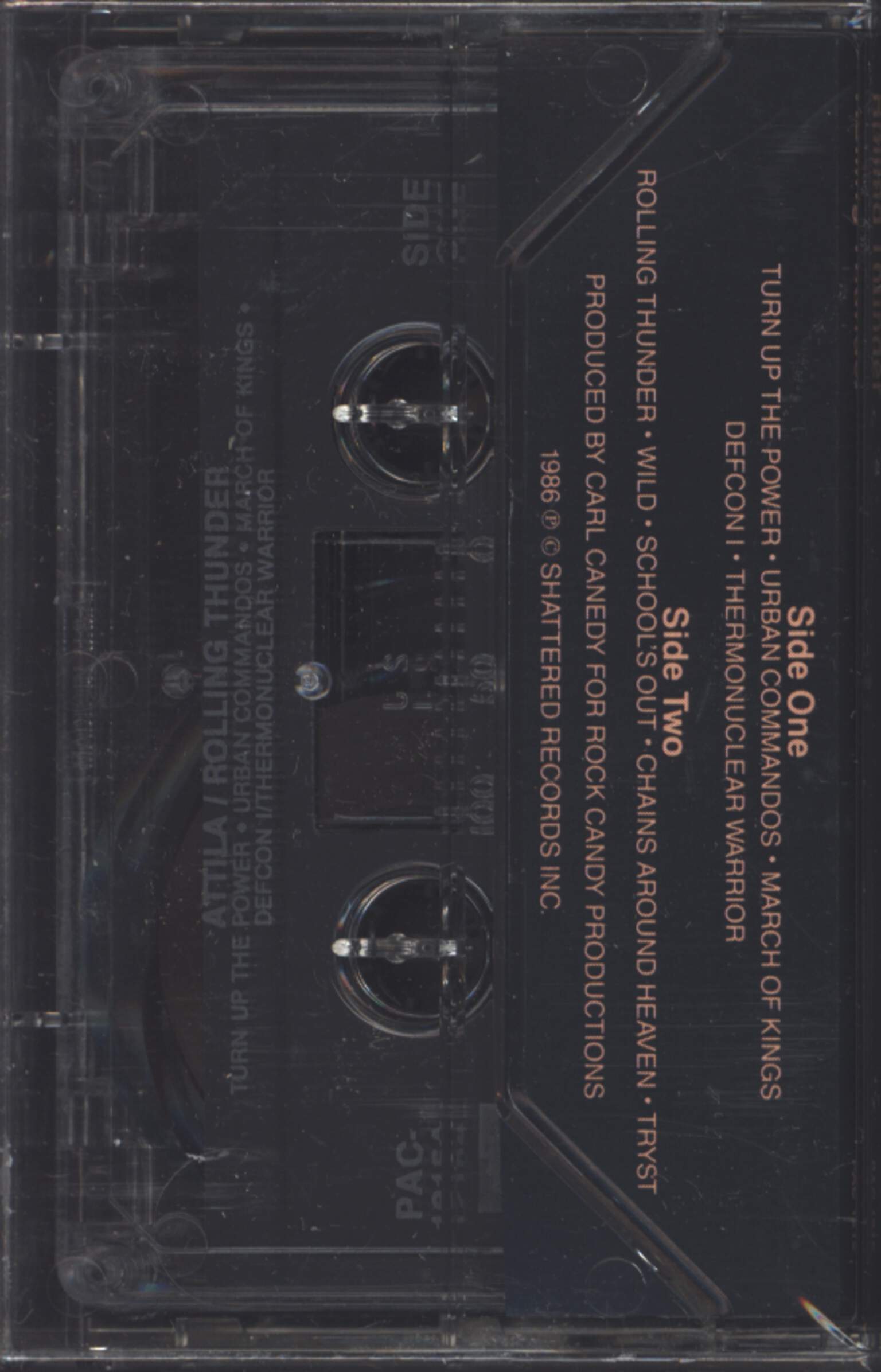 Attila: Rolling Thunder, 1×Tape