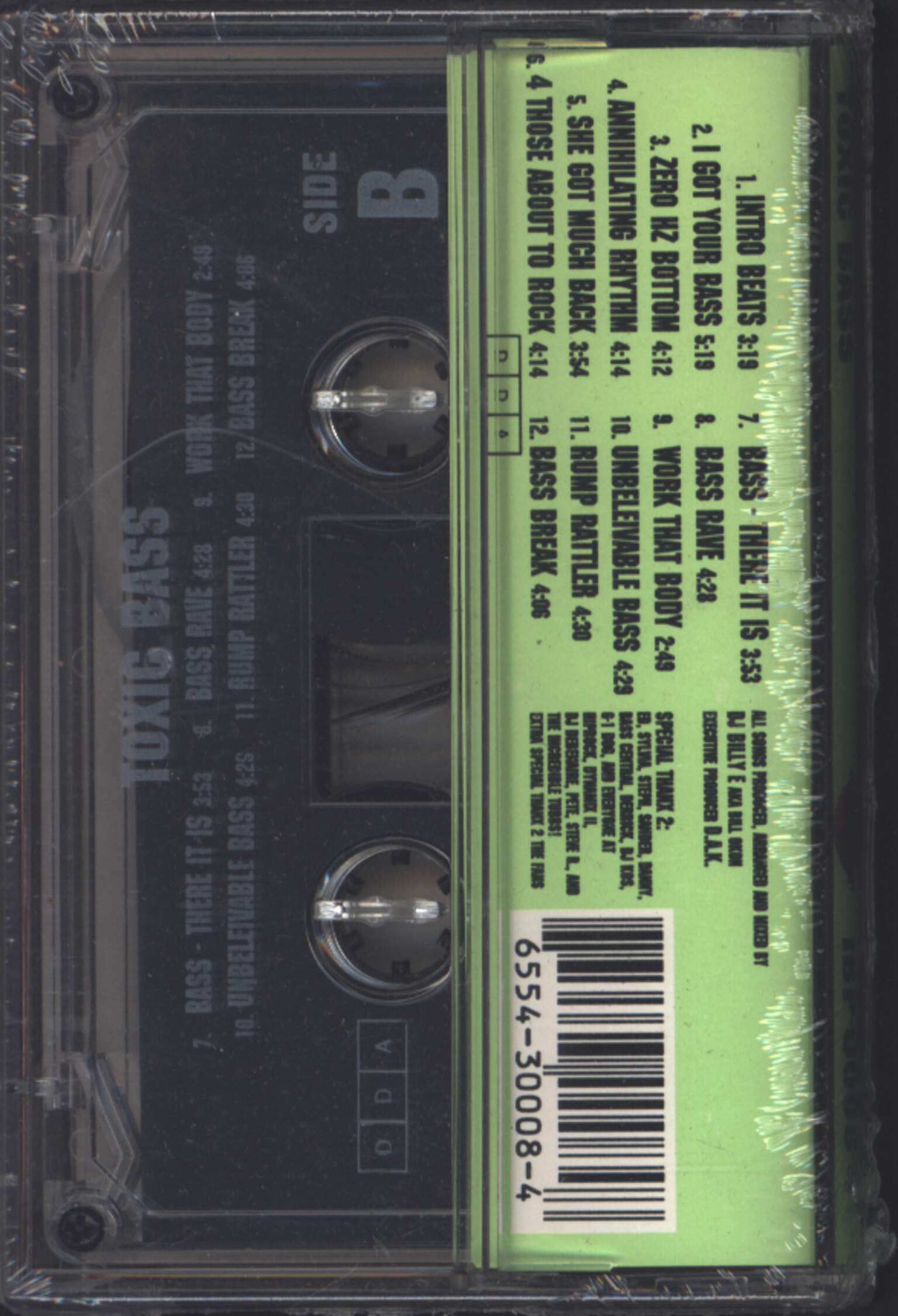 DJ Billy E: Toxic Bass, 1×Tape