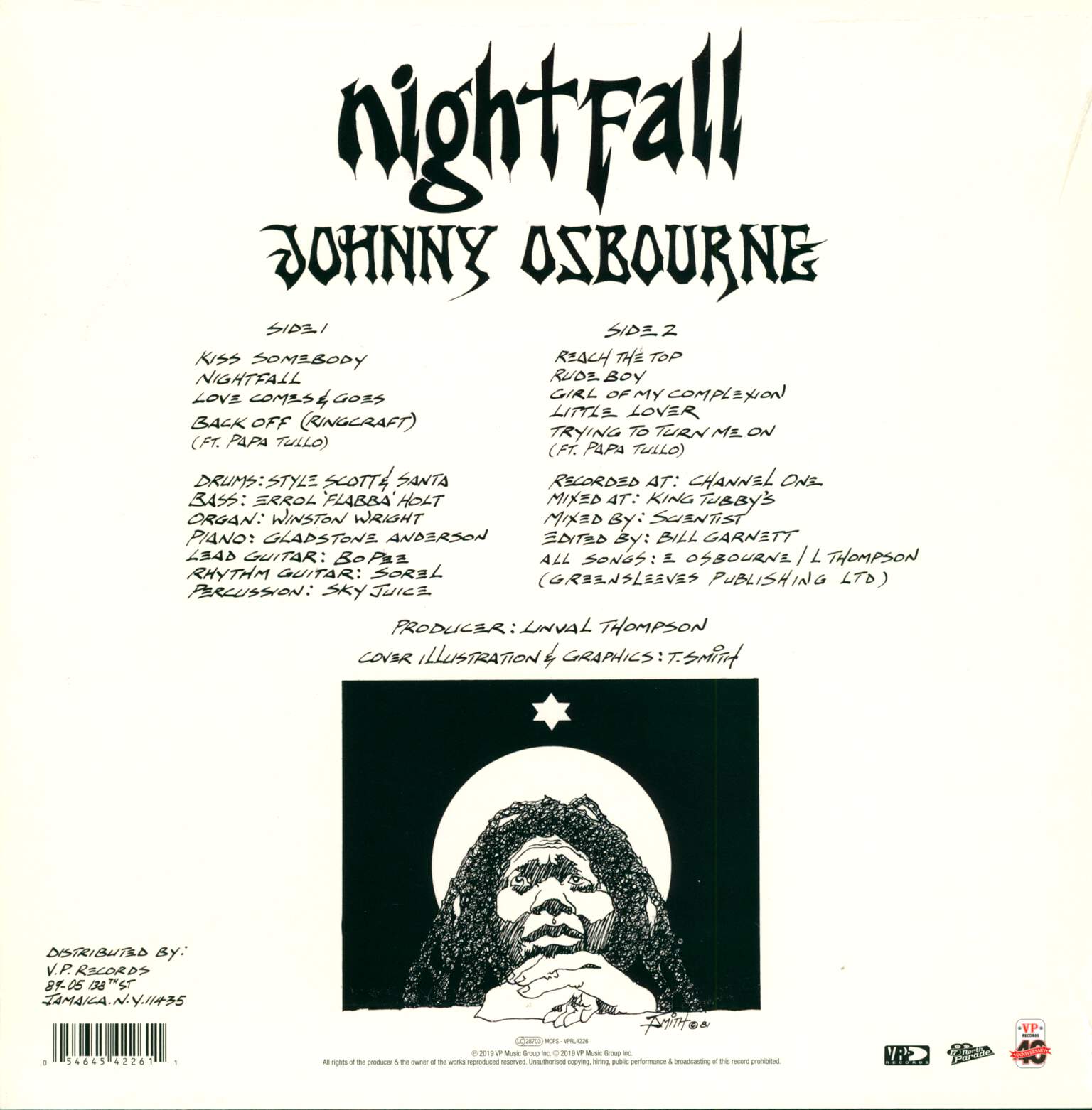 Johnny Osbourne: Nightfall, 1×LP (Vinyl)