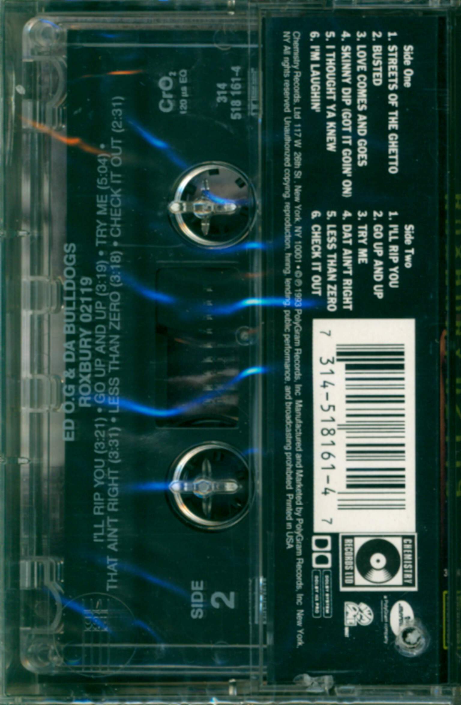Ed O.G & Da Bulldogs: Roxbury 02119, 1×Tape