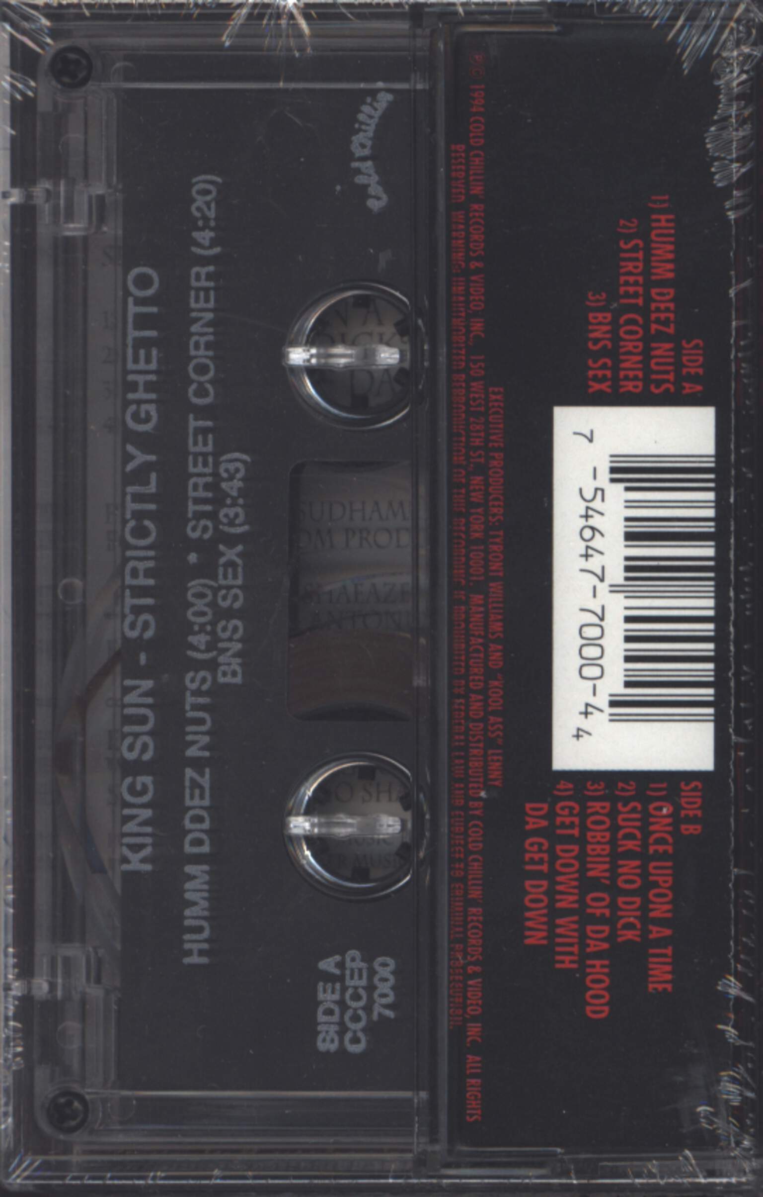 King Sun: Strictly Ghetto, 1×Tape