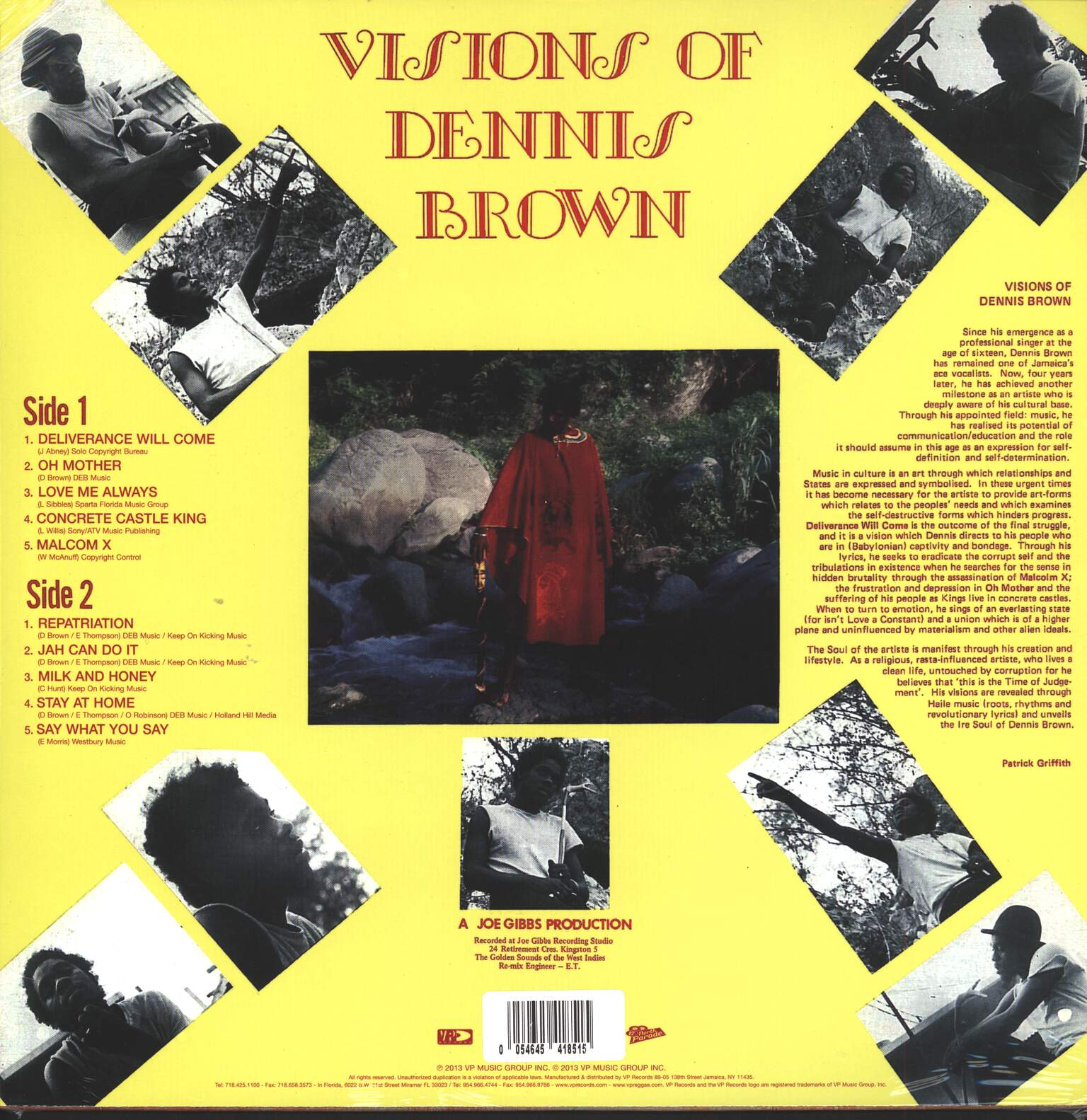 Dennis Brown: Visions Of Dennis Brown, 1×LP (Vinyl)