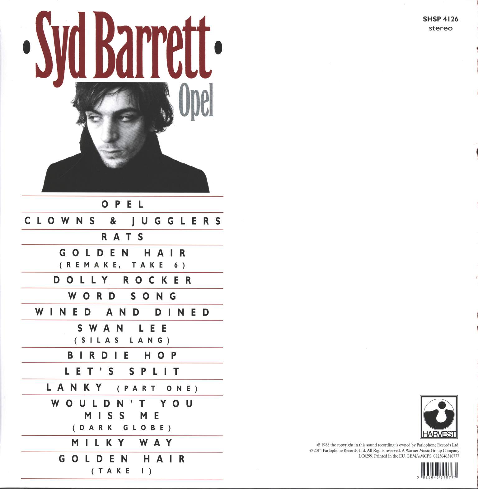 Syd Barrett: Opel, 1×LP (Vinyl)