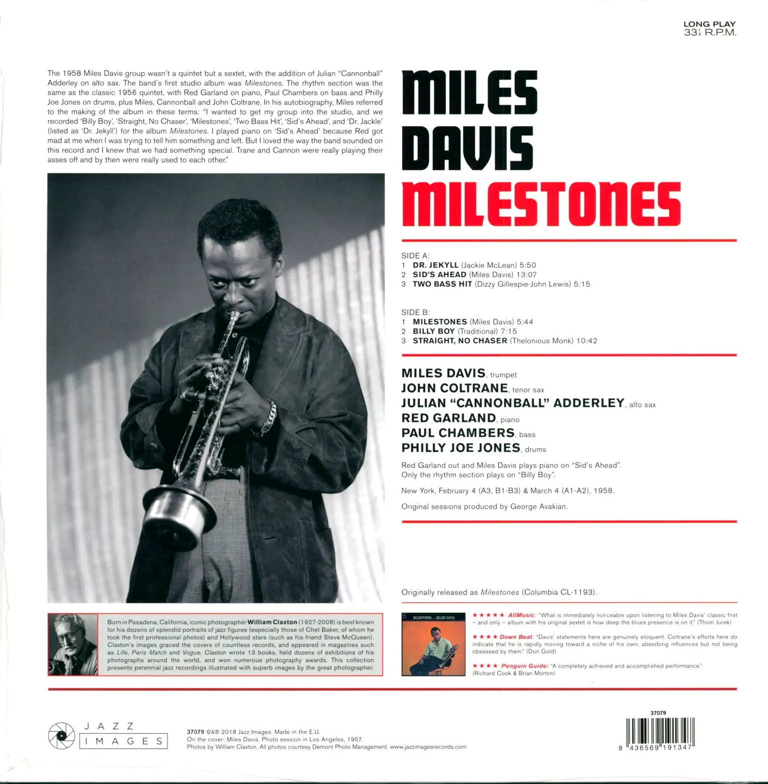 Miles Davis: Milestones, 1×LP (Vinyl)
