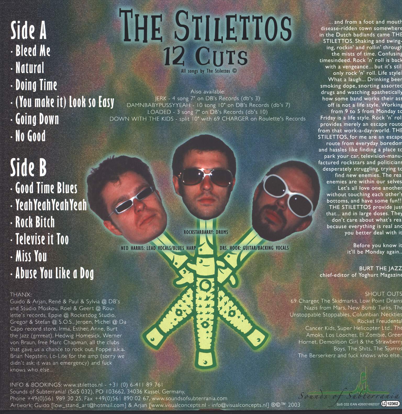 The Stilettos: 12 Cuts, 1×LP (Vinyl)