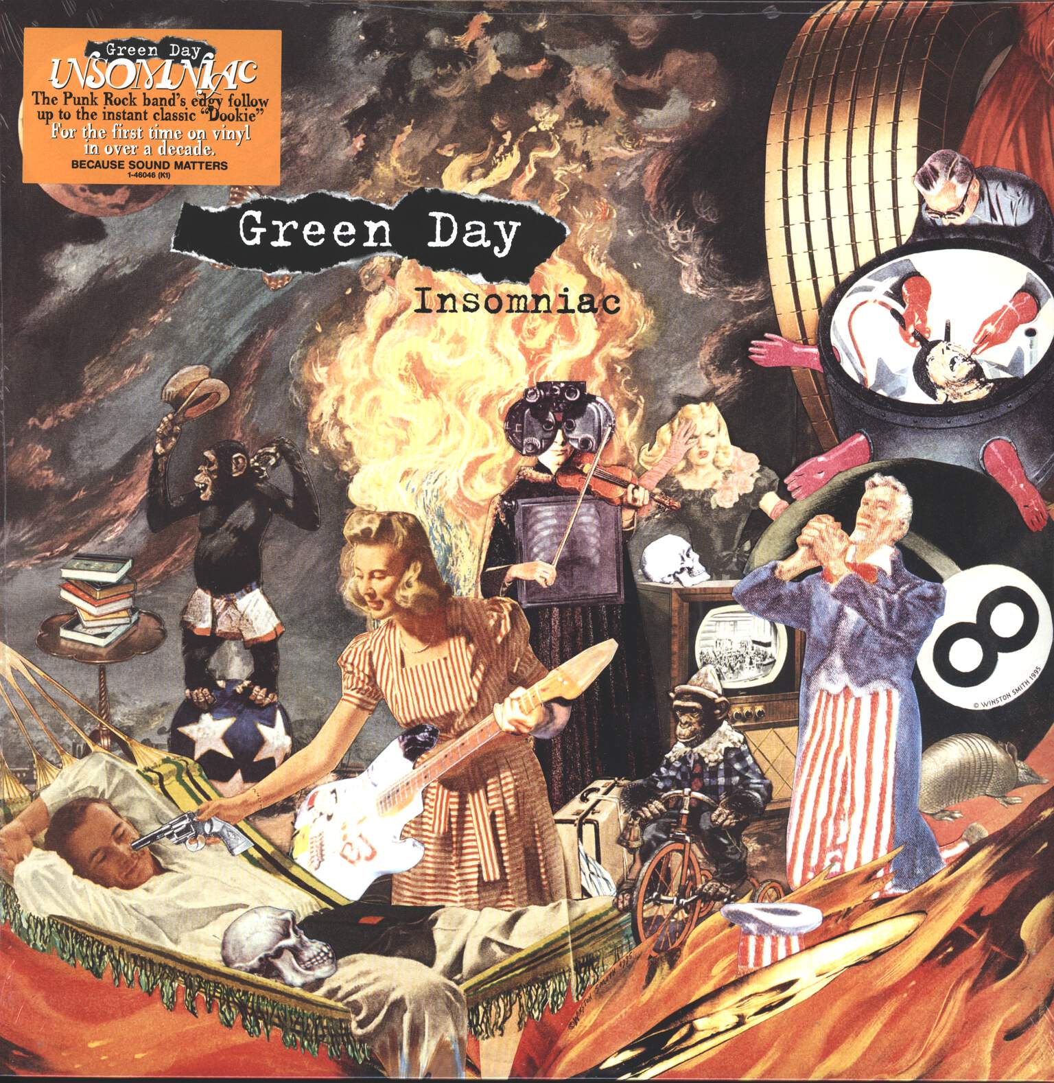 Green Day: Insomniac, 1×LP (Vinyl)
