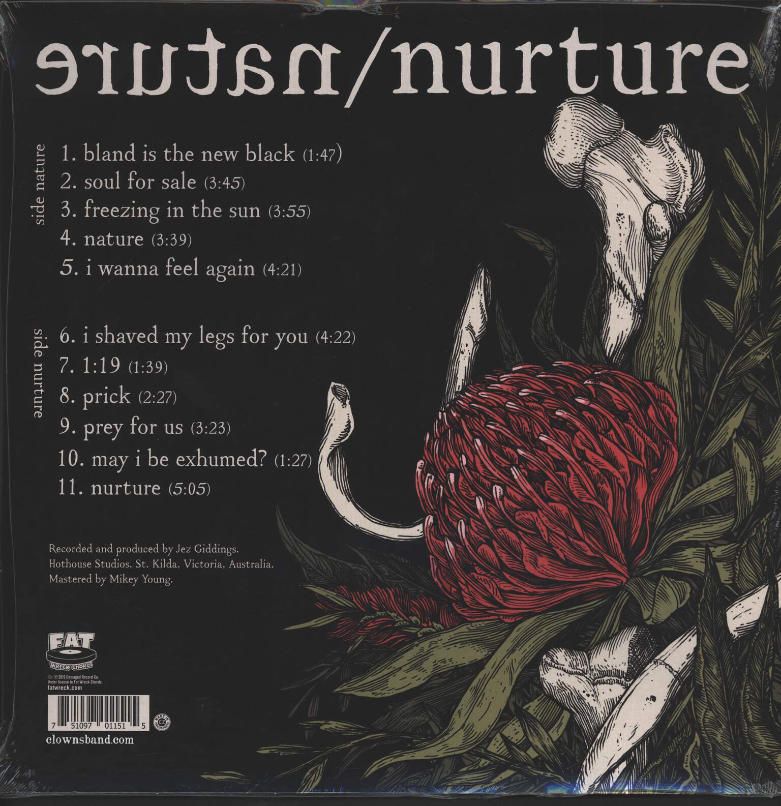 Clowns: Nature / Nurture, 1×LP (Vinyl)
