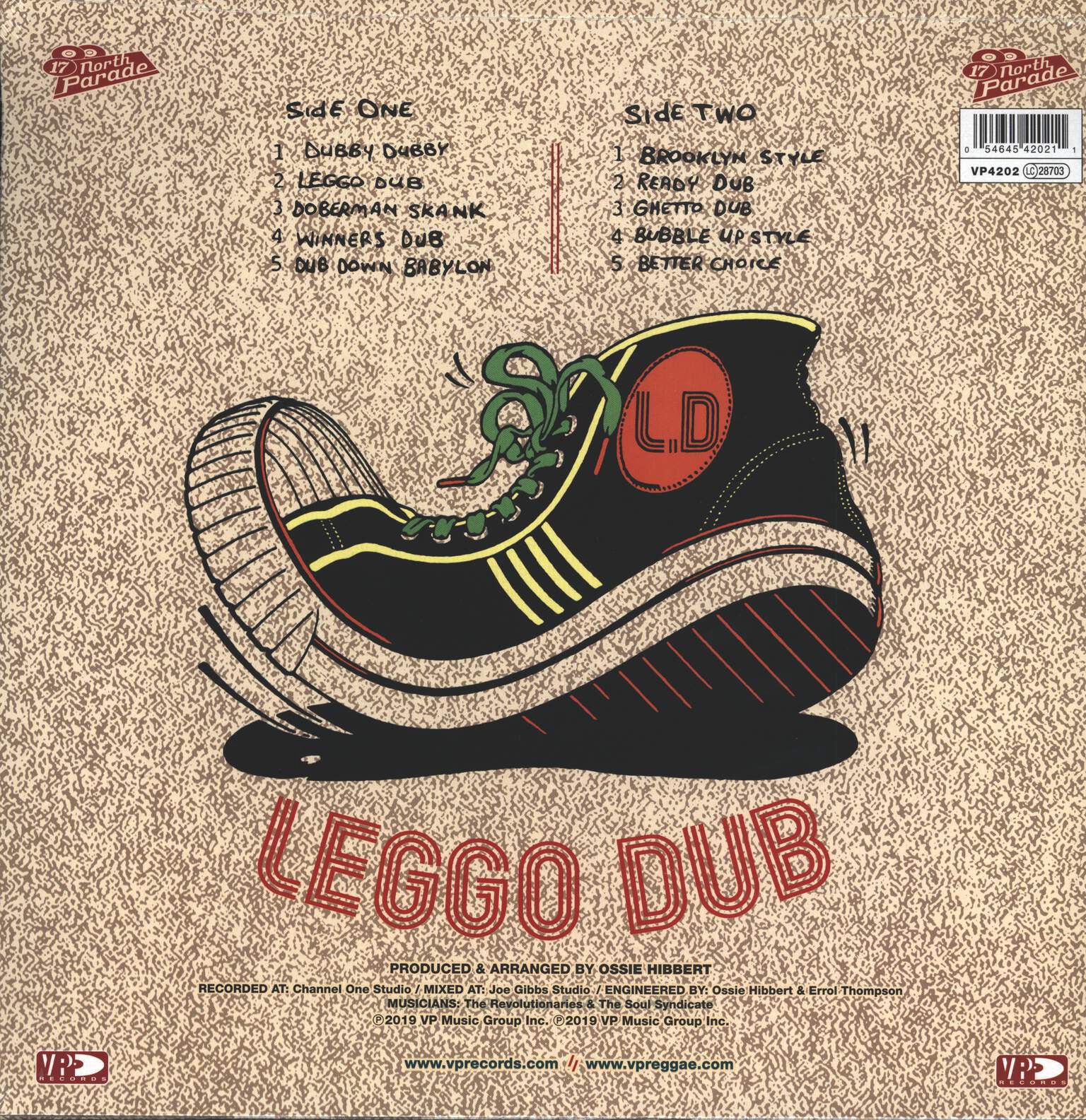 Ossie All Stars: Leggo Dub, 1×LP (Vinyl)