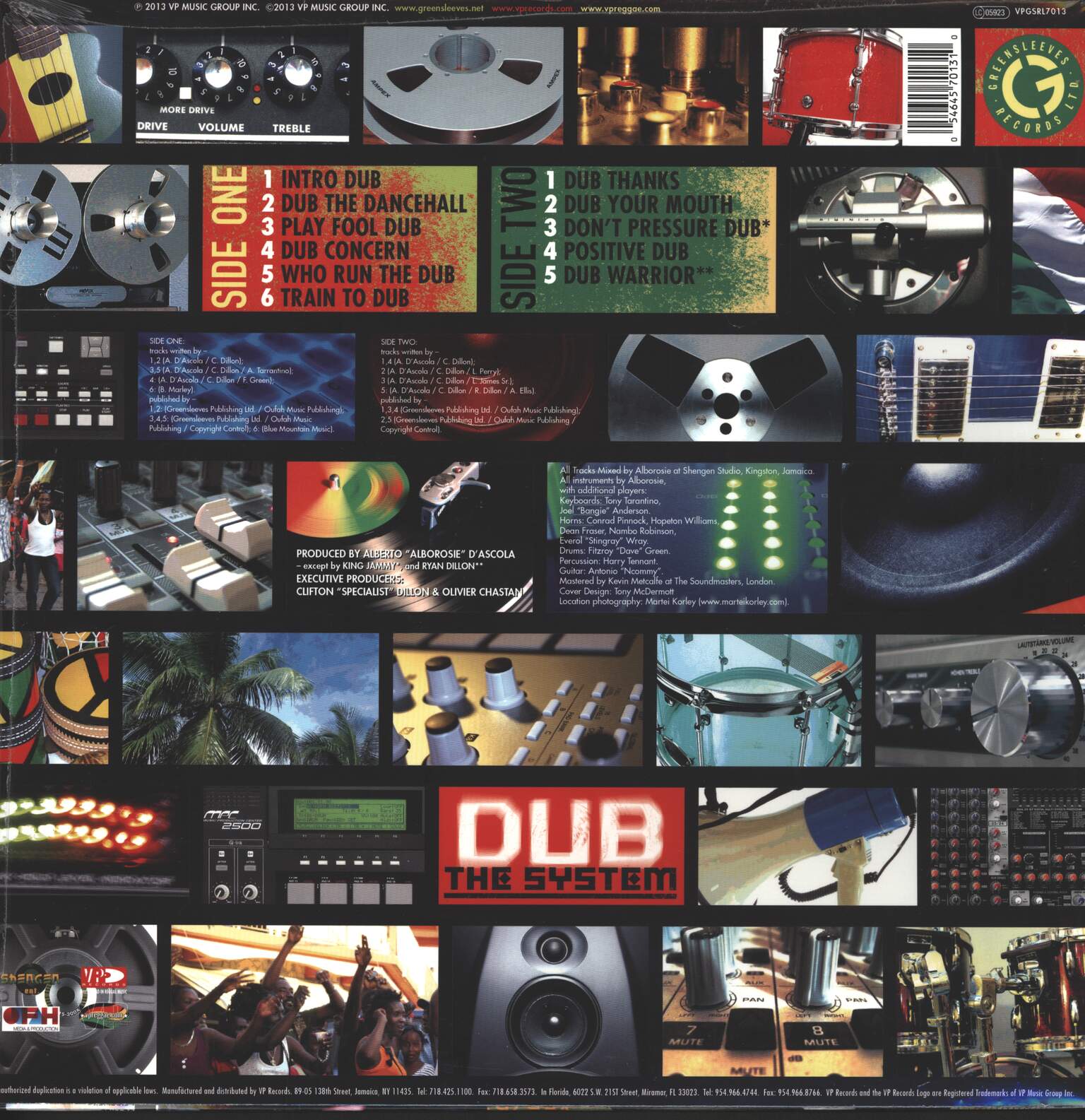 Alborosie: Dub The System, 1×LP (Vinyl)
