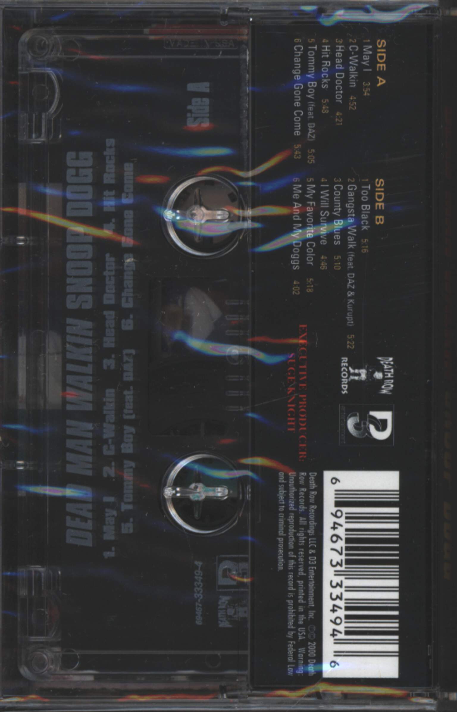 Snoop Dogg: Dead Man Walkin, 1×Tape