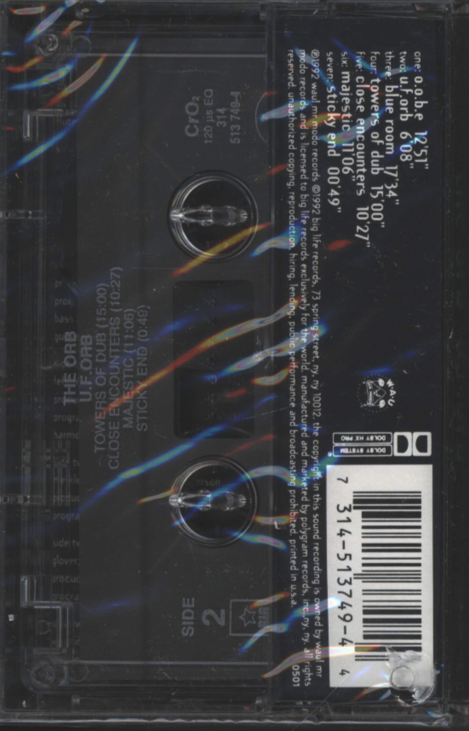 The Orb: U.F.Orb, 1×Tape