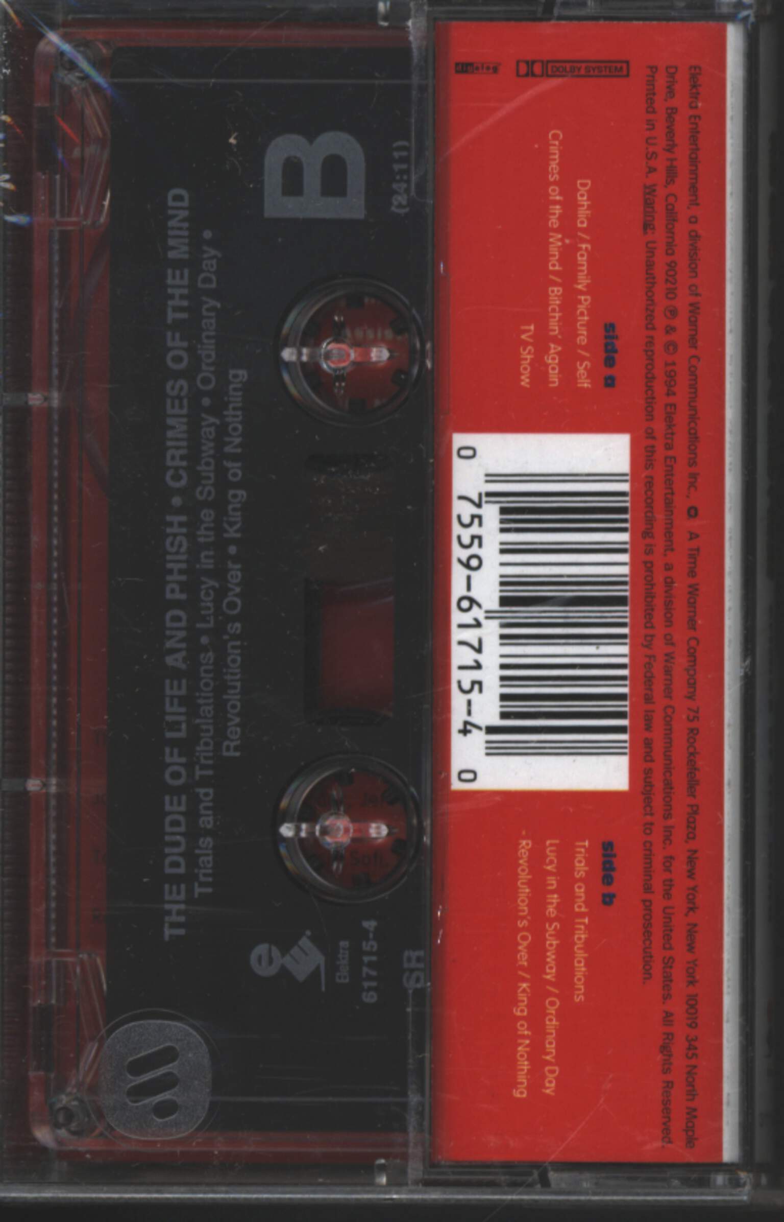 The Dude Of Life: Crimes Of The Mind, 1×Tape