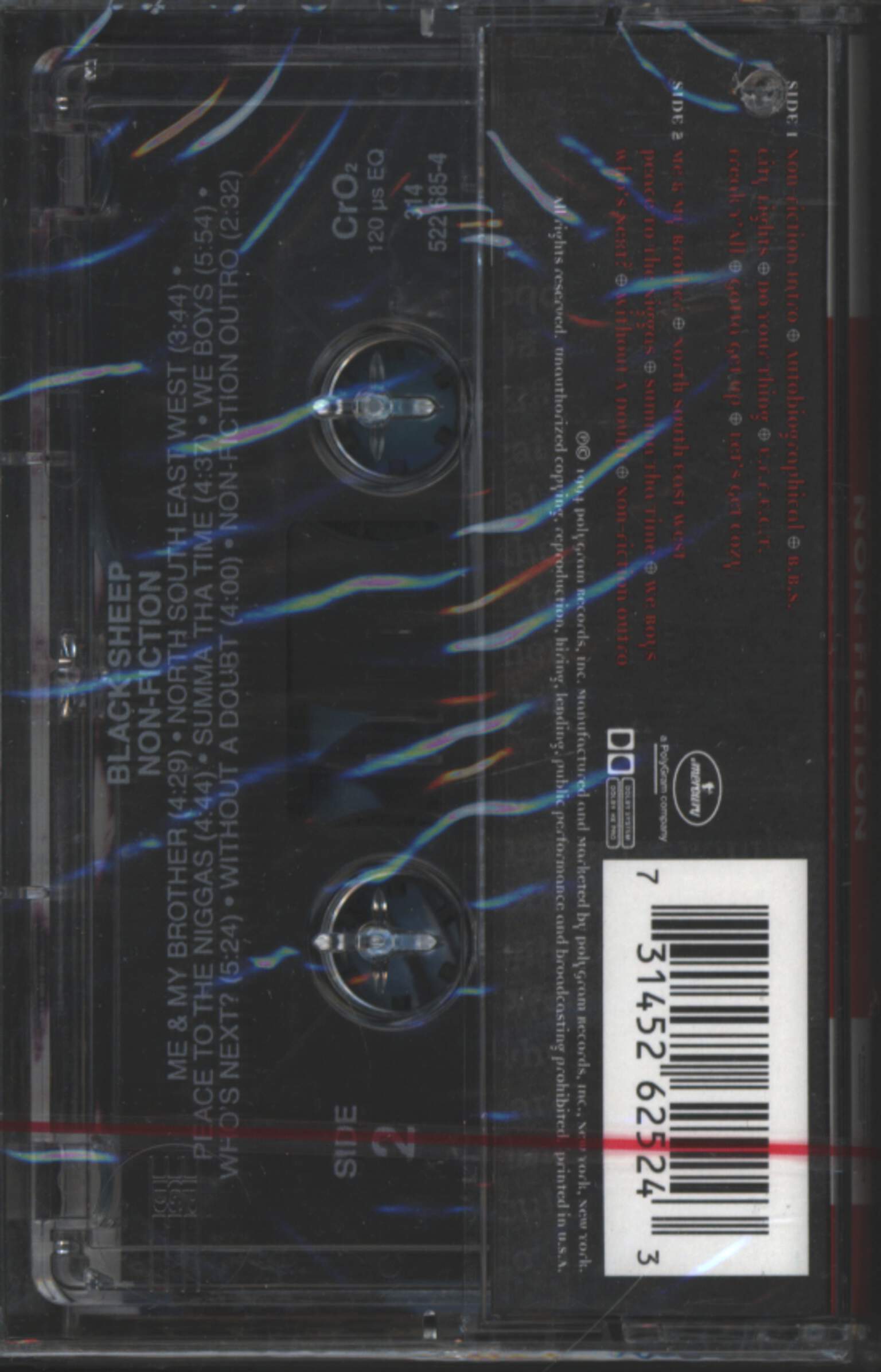 Black Sheep: Non-Fiction, 1×Tape