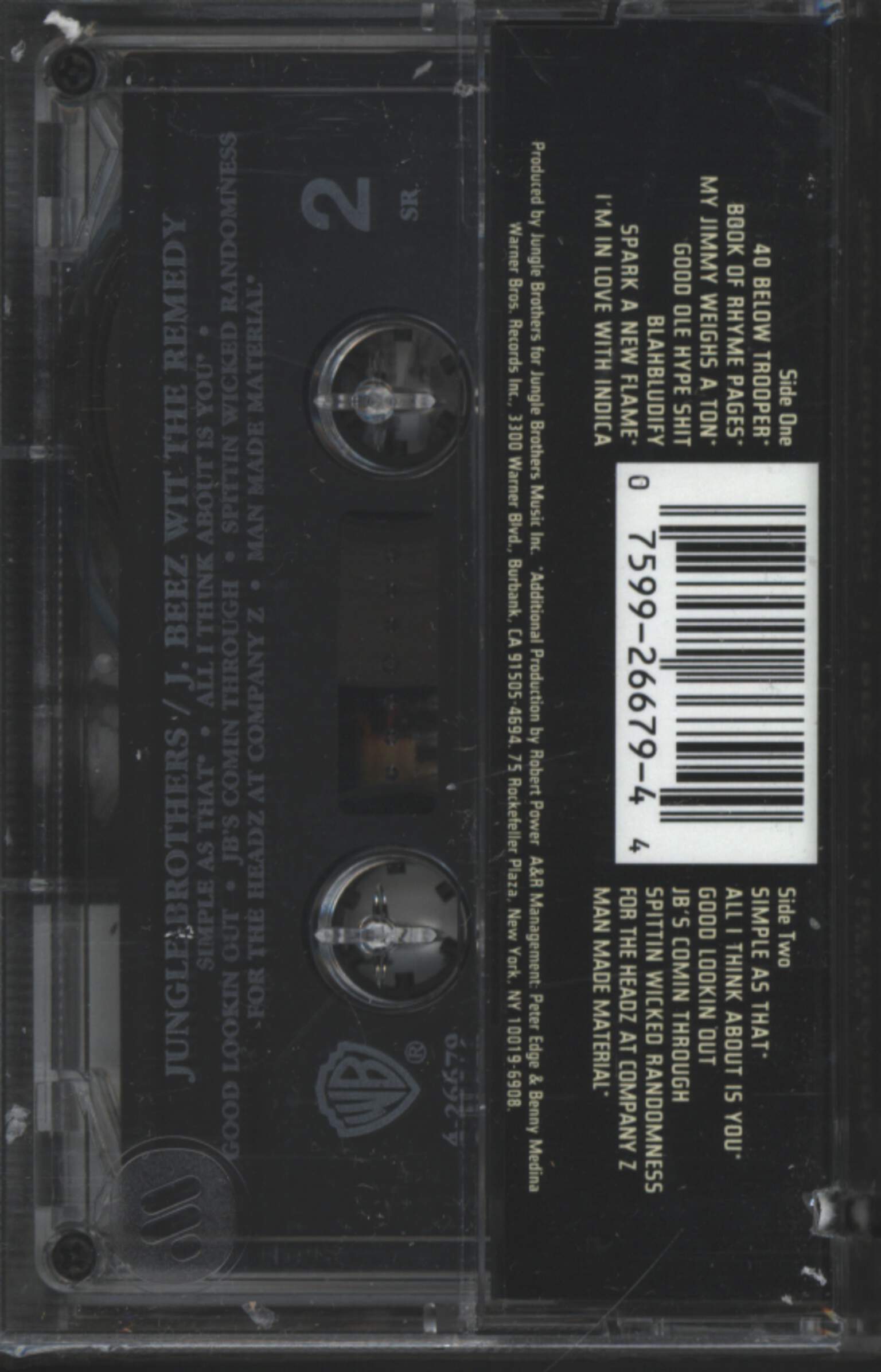 Jungle Brothers: J. Beez Wit The Remedy, 1×Tape