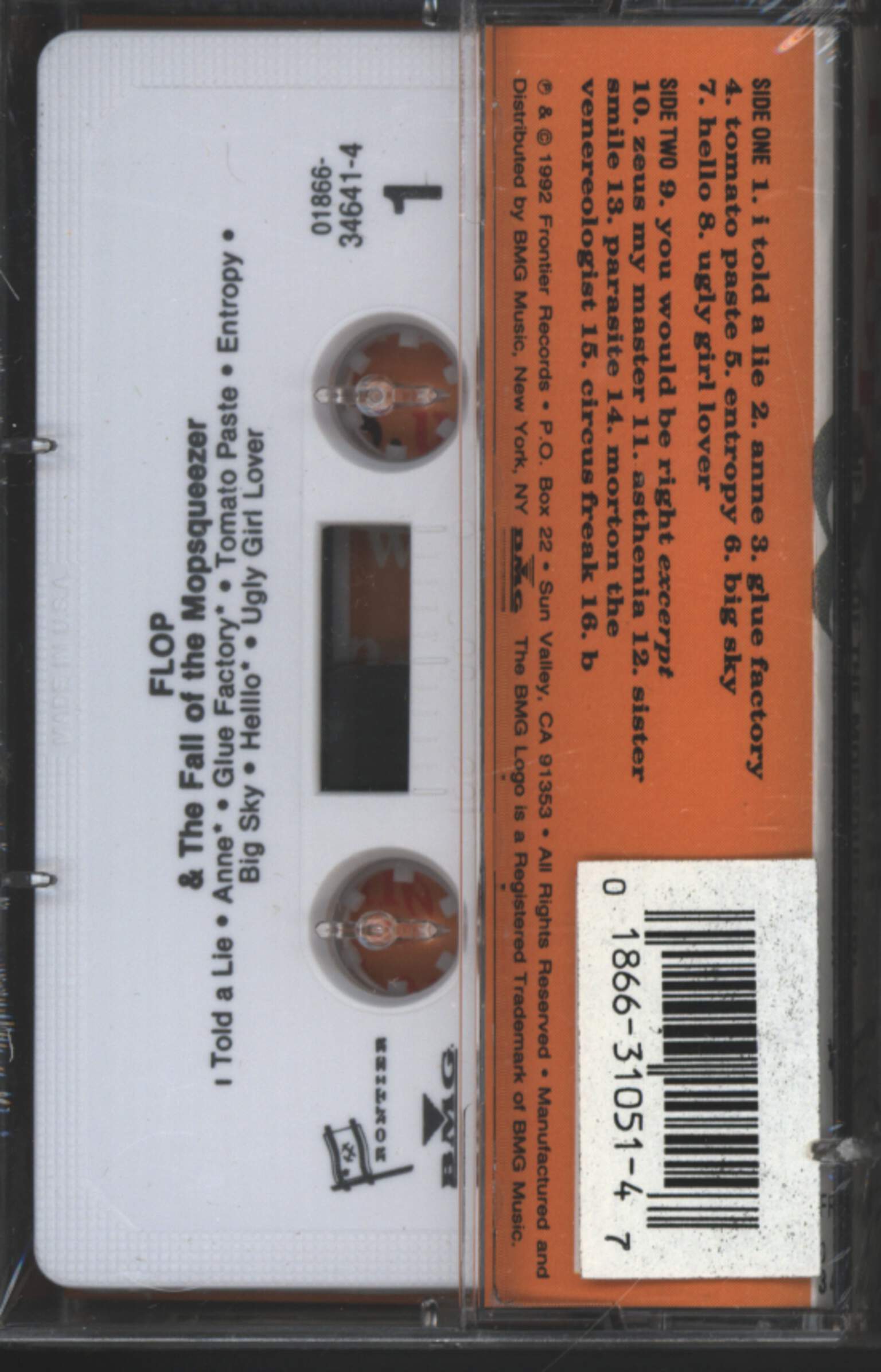 Flop: Flop & The Fall Of The Mopsqueezer, 1×Tape