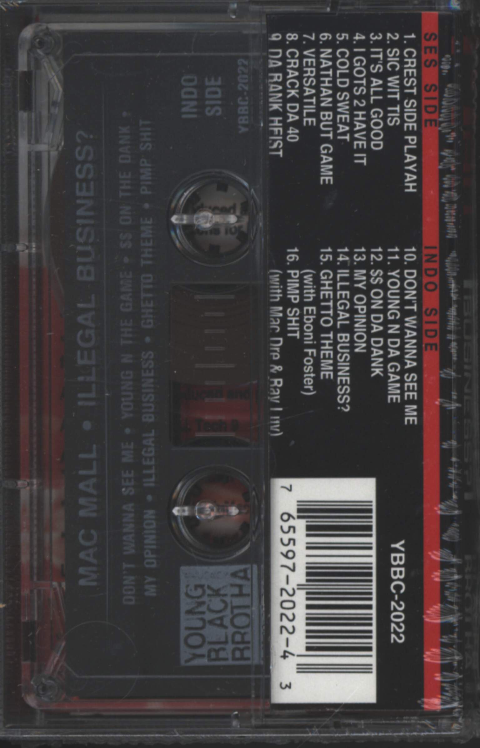 Mac Mall: Illegal Business?, 1×Tape