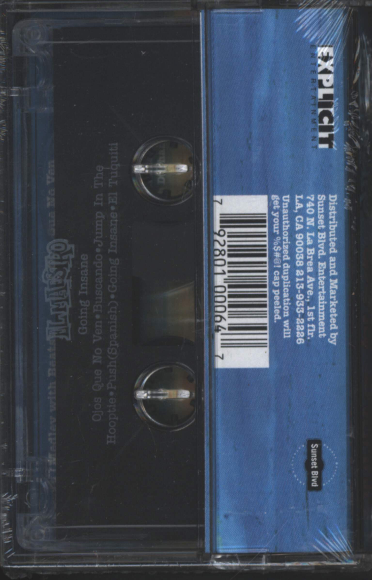 El Maestro: Going Insane, 1×Tape