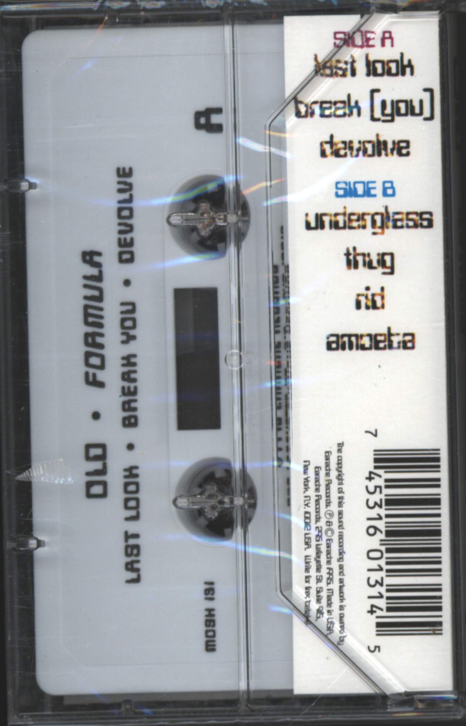 O.L.D.: Formula, 1×Tape