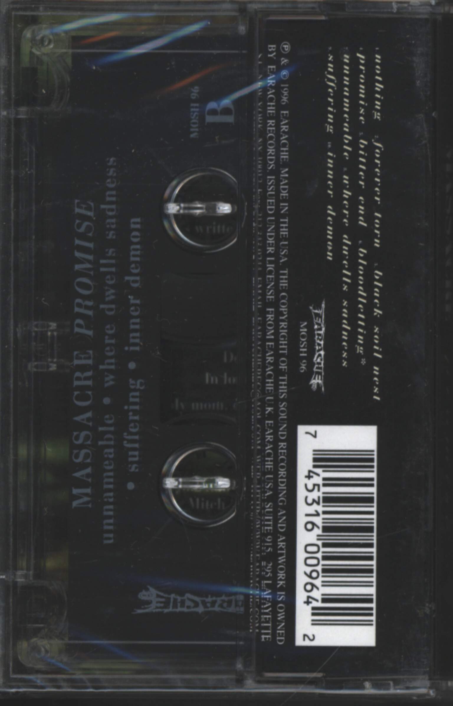 Massacre: Promise, 1×Tape
